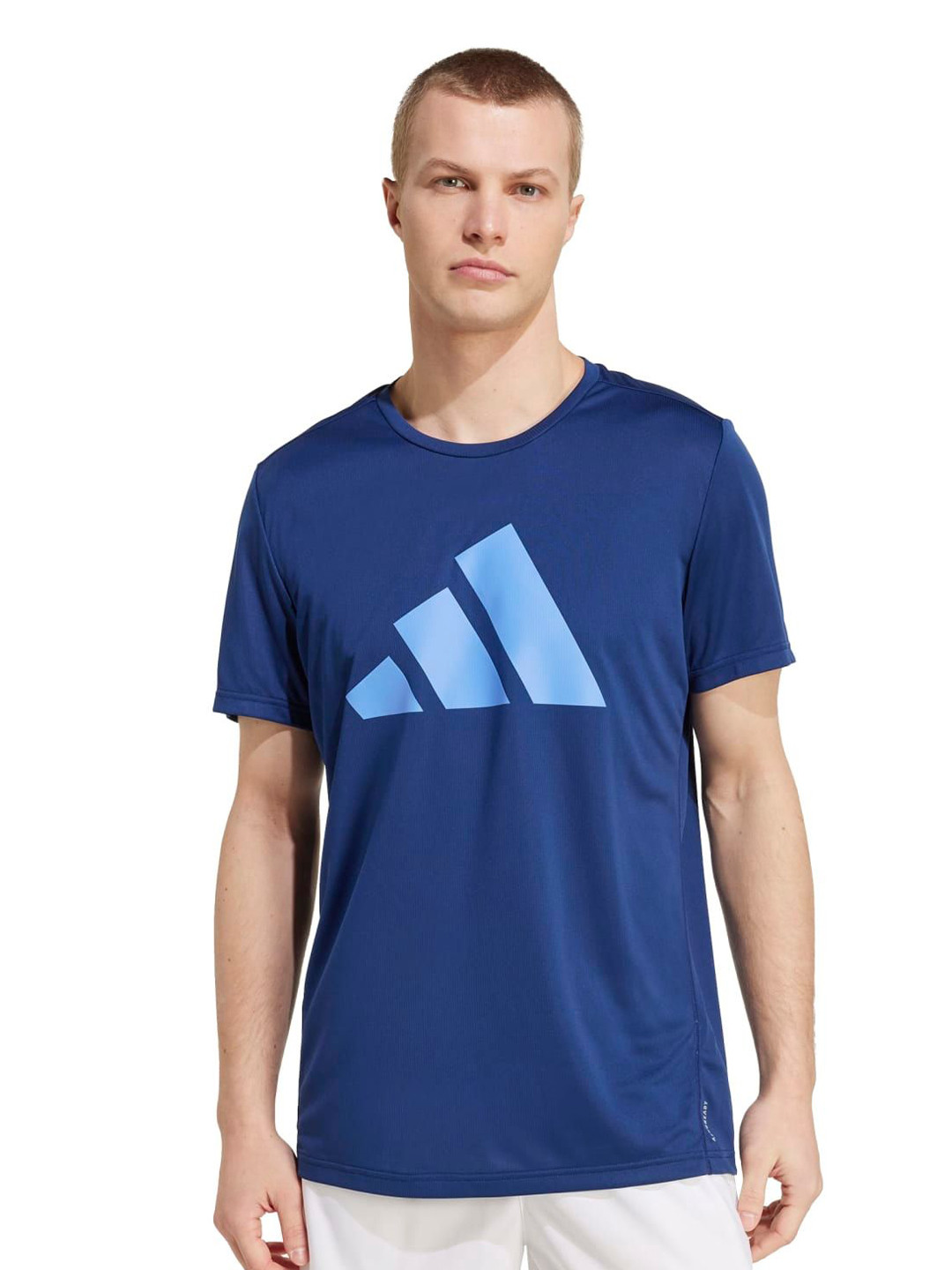 ADIDAS Men Run It 3 Stripes T-shirt