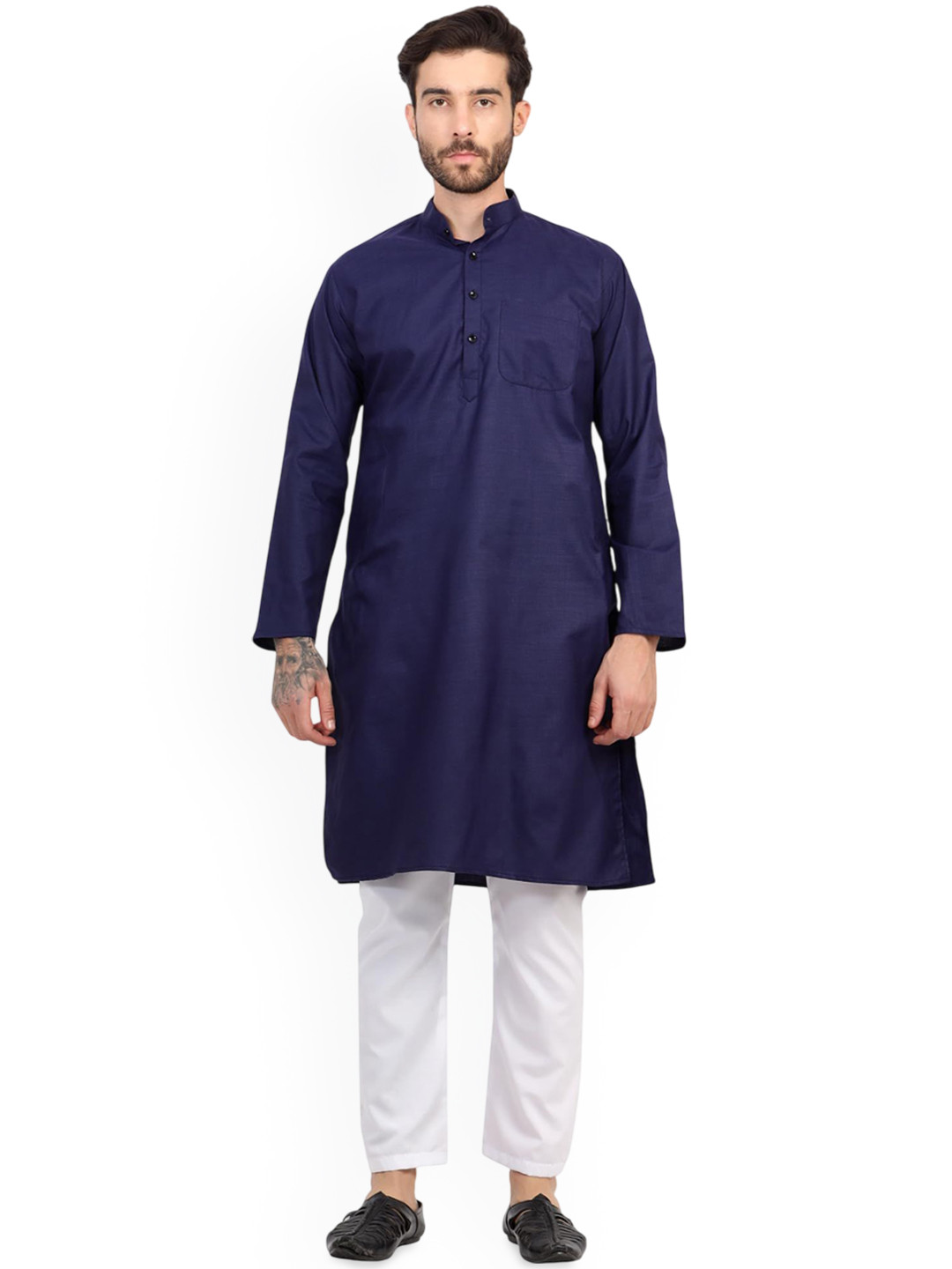 Azurius Men Regular Kurta with Pyjamas