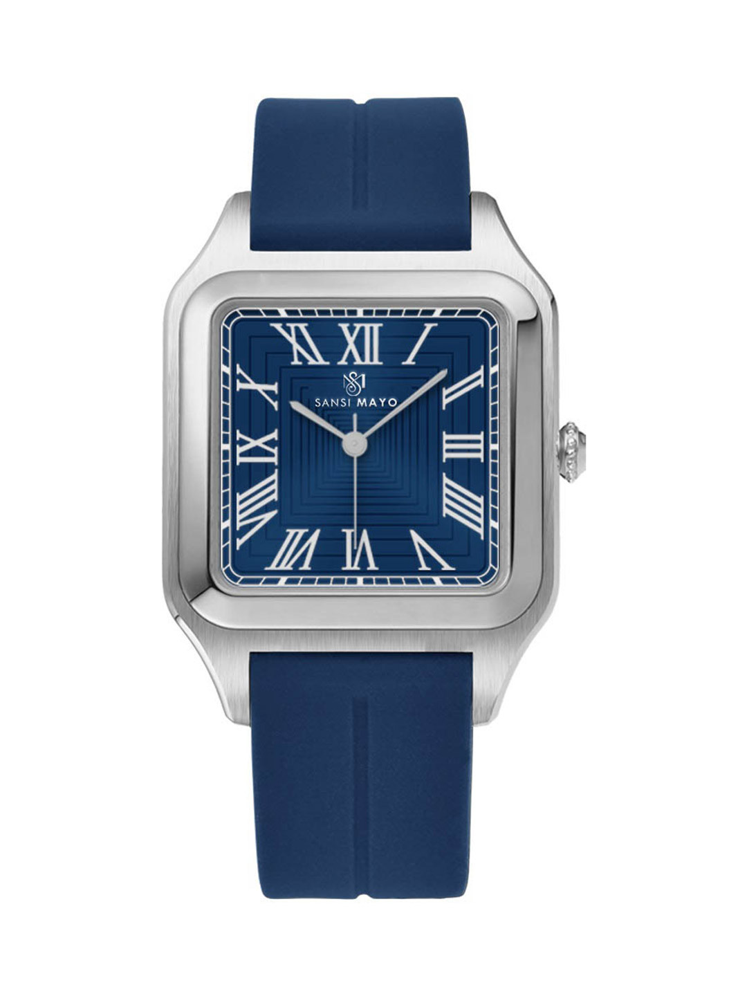 SANSIMAYO Mojo Series Unisex Dial & Bracelet Style Straps Analogue Watch SM-M-186-BL-S-BL