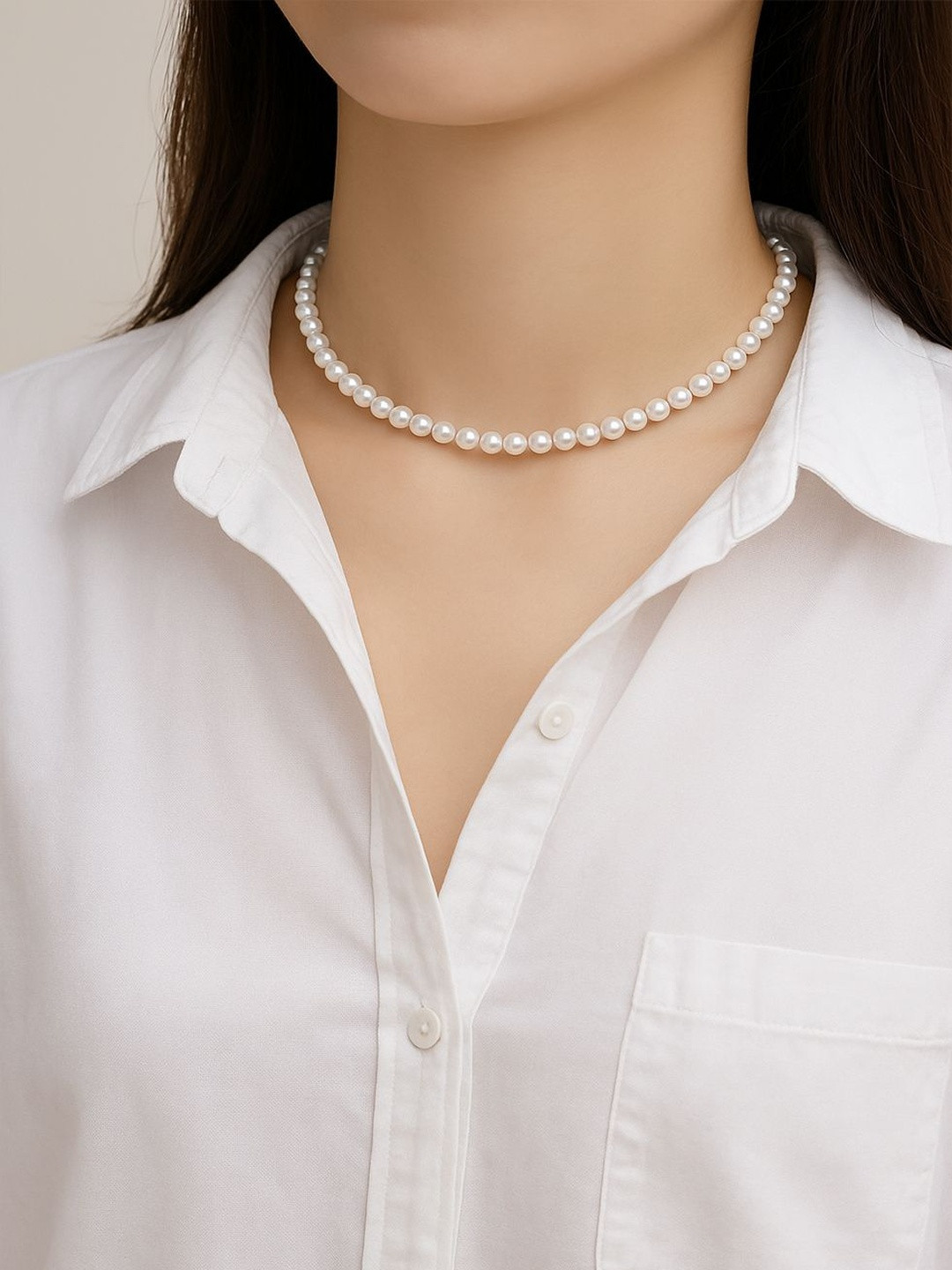 Its 4 You Women Pearl Beaded Chain