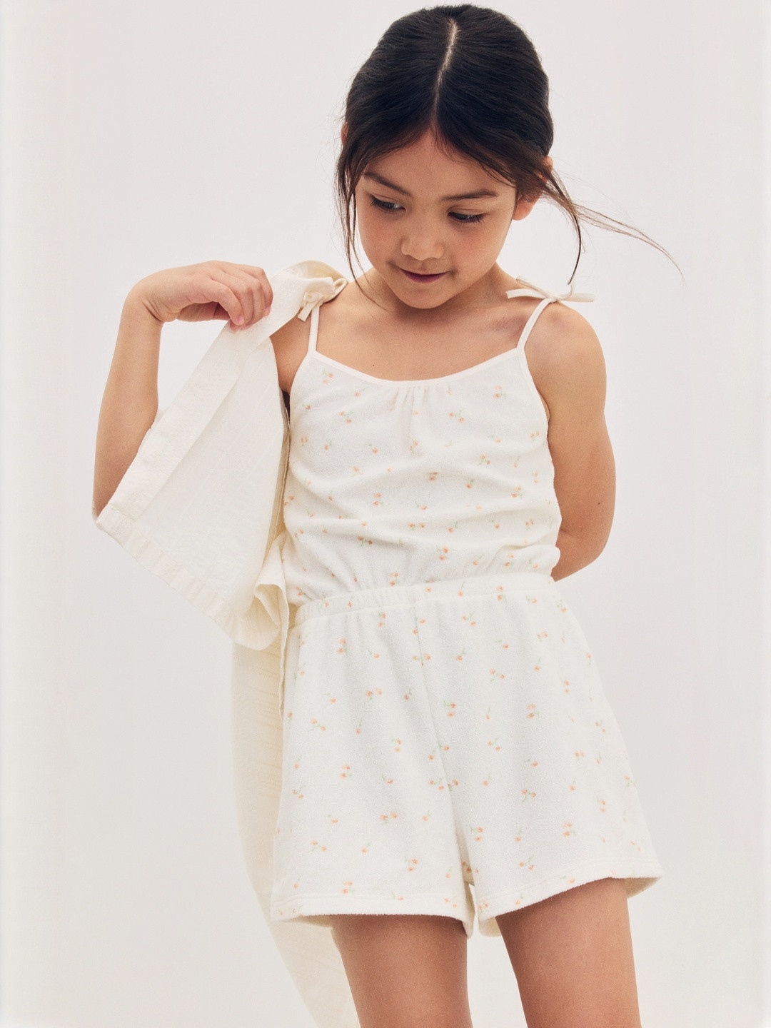 H&M Patterned Terry Jumpsuit