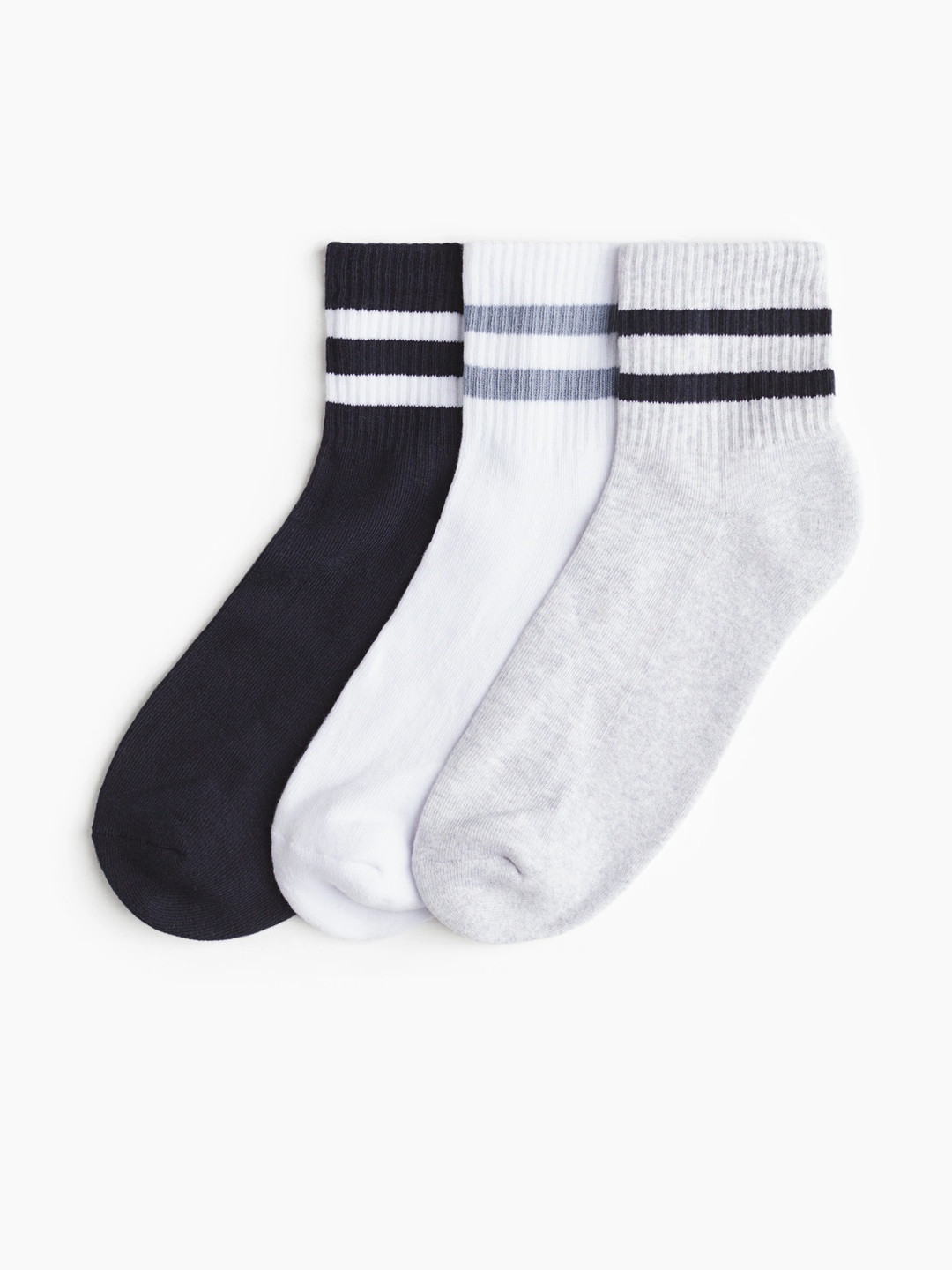 H&M 3-Pack Socks With Lycra