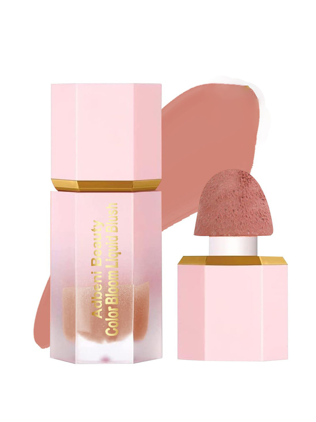 Adbeni Color Bloom Waterproof Liquid Blush For Soft Radiant Glow - 10 ml - Shade-06