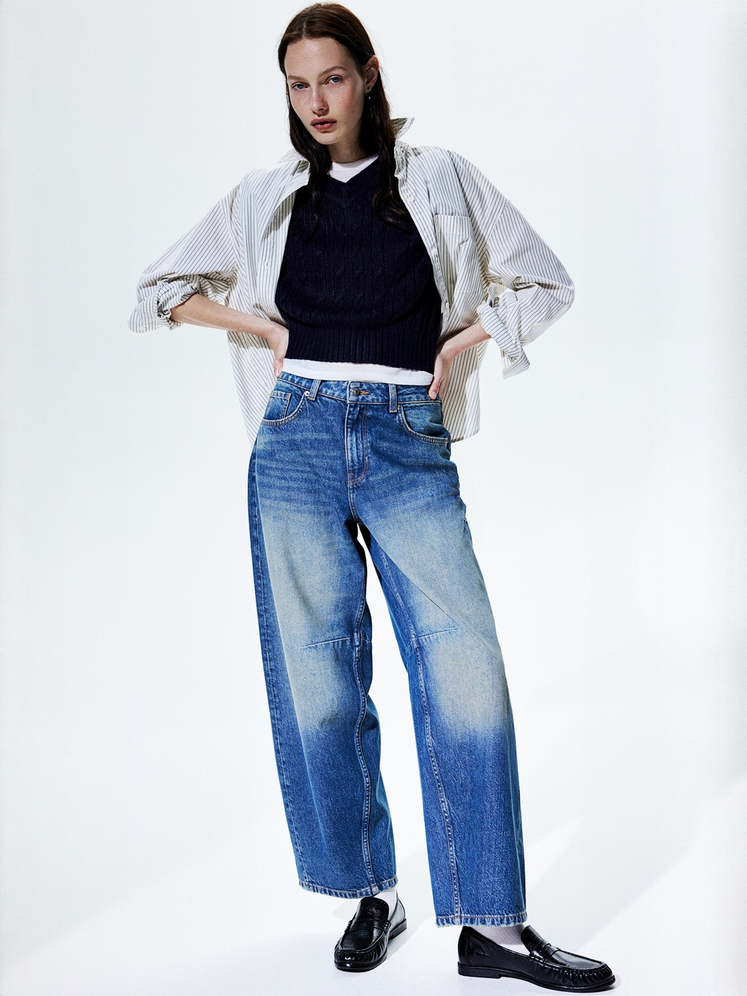 H&M Women Cable-Knit Sweater Vest