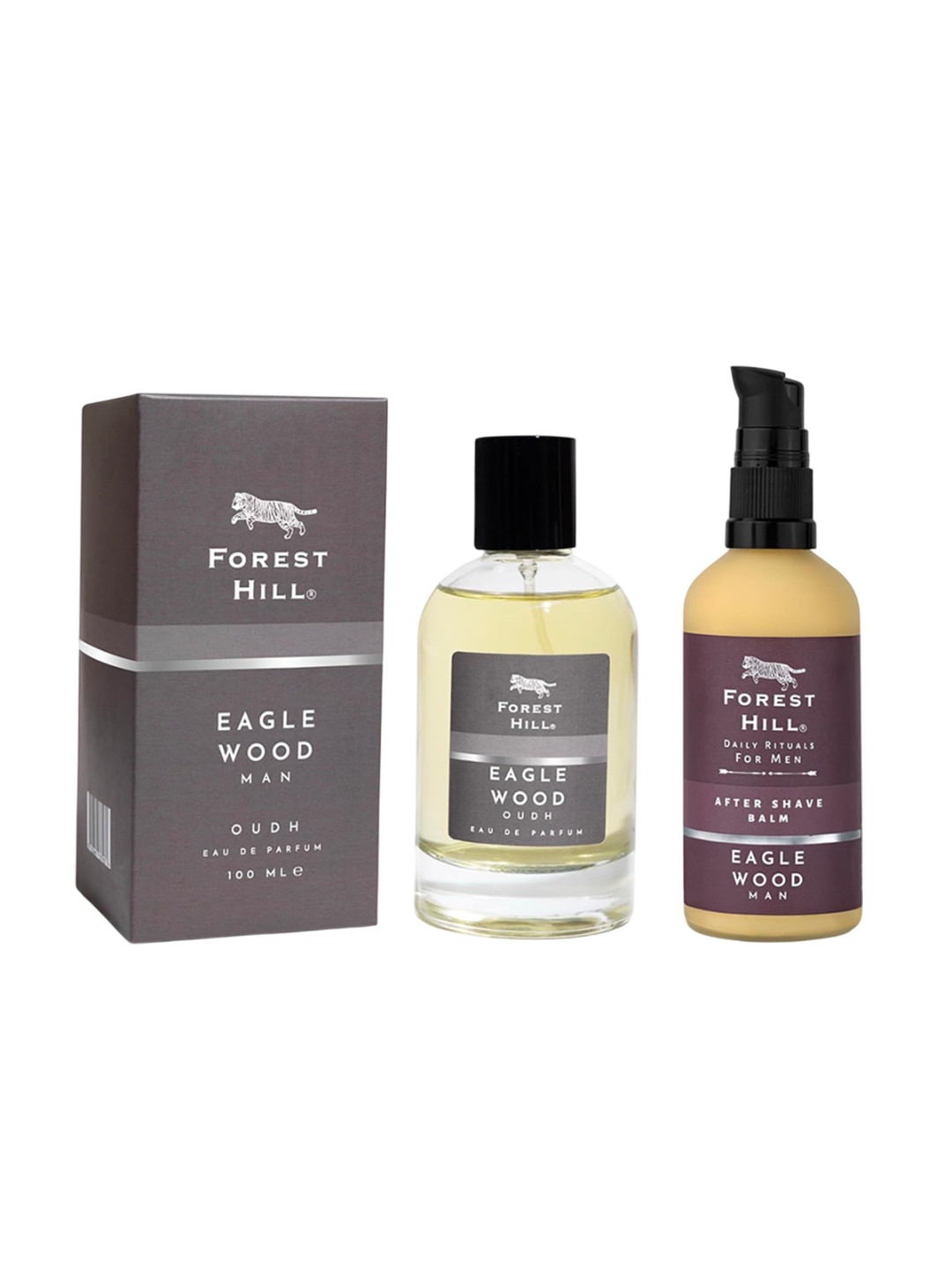FOREST HILL Set Of 2 Eaglewood Eau de Parfum & After Shave Balm - 100 ml Each