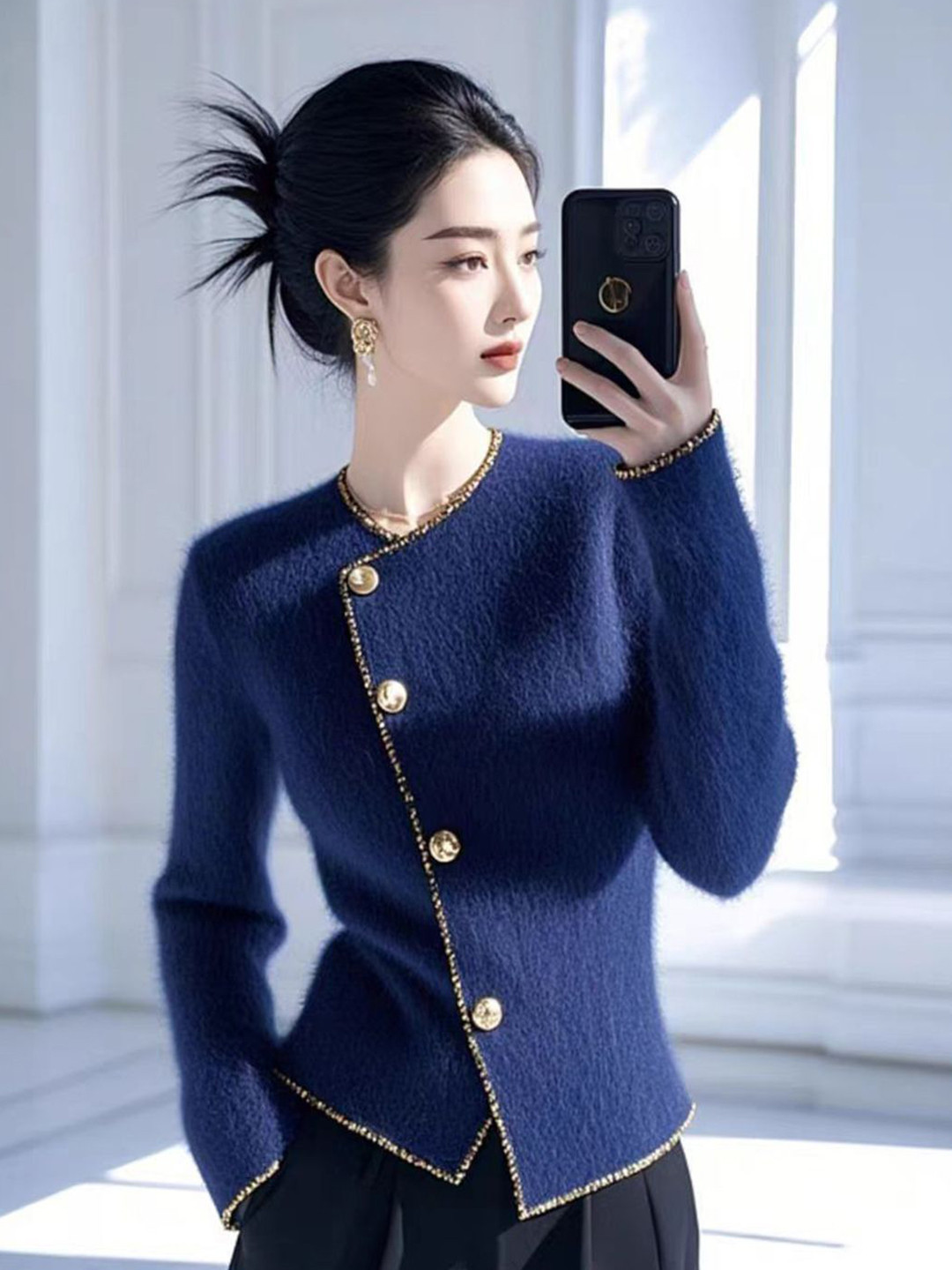 bebe Women Button Front Winter Sweaters