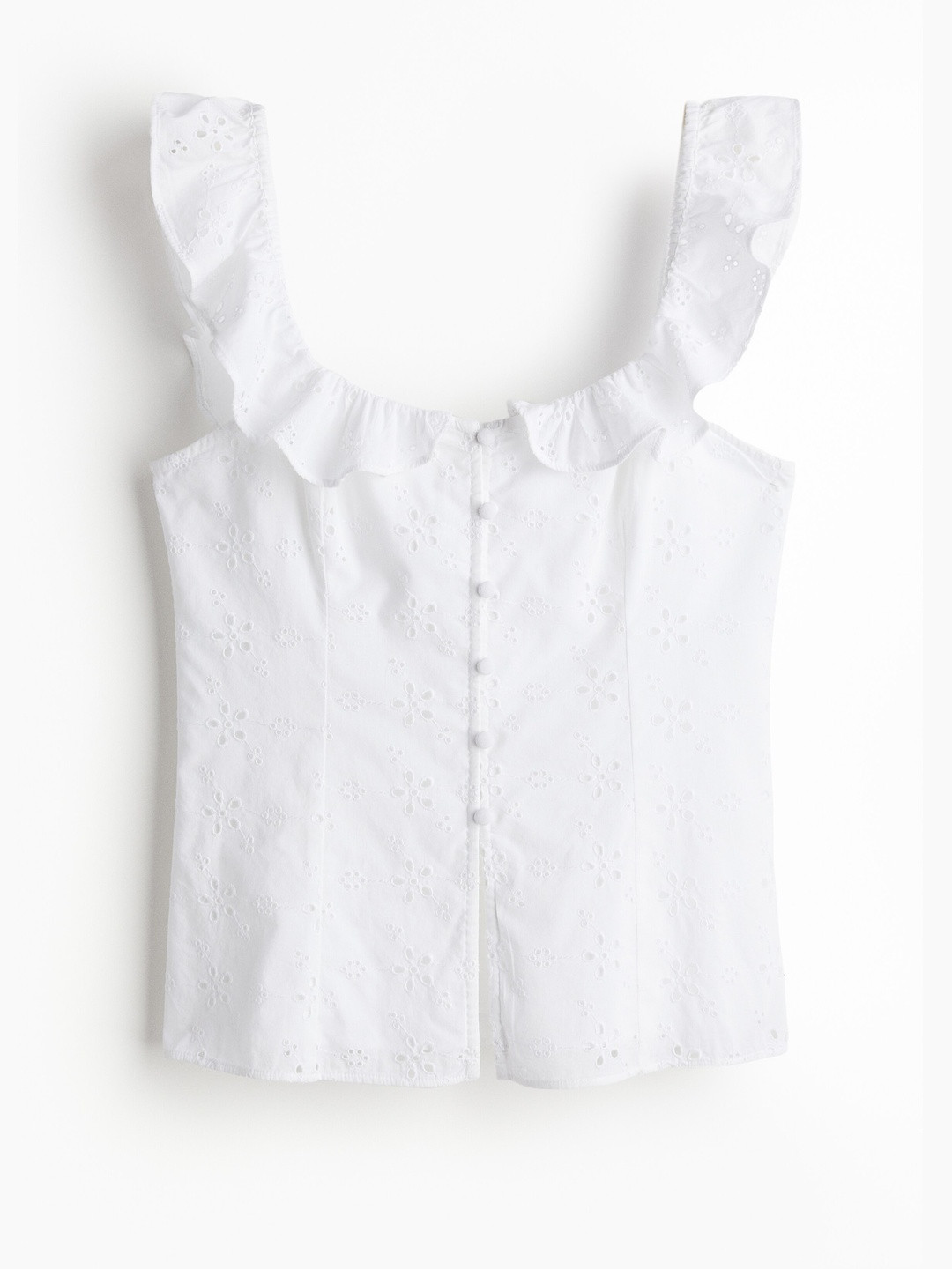 H&M  Frill Trimmed Tops