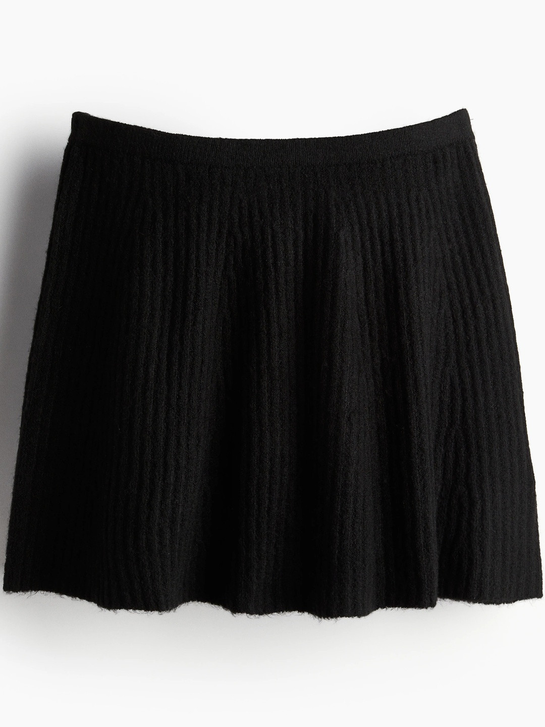 H&M Women Rib-Knit A-Line Mini Skirts