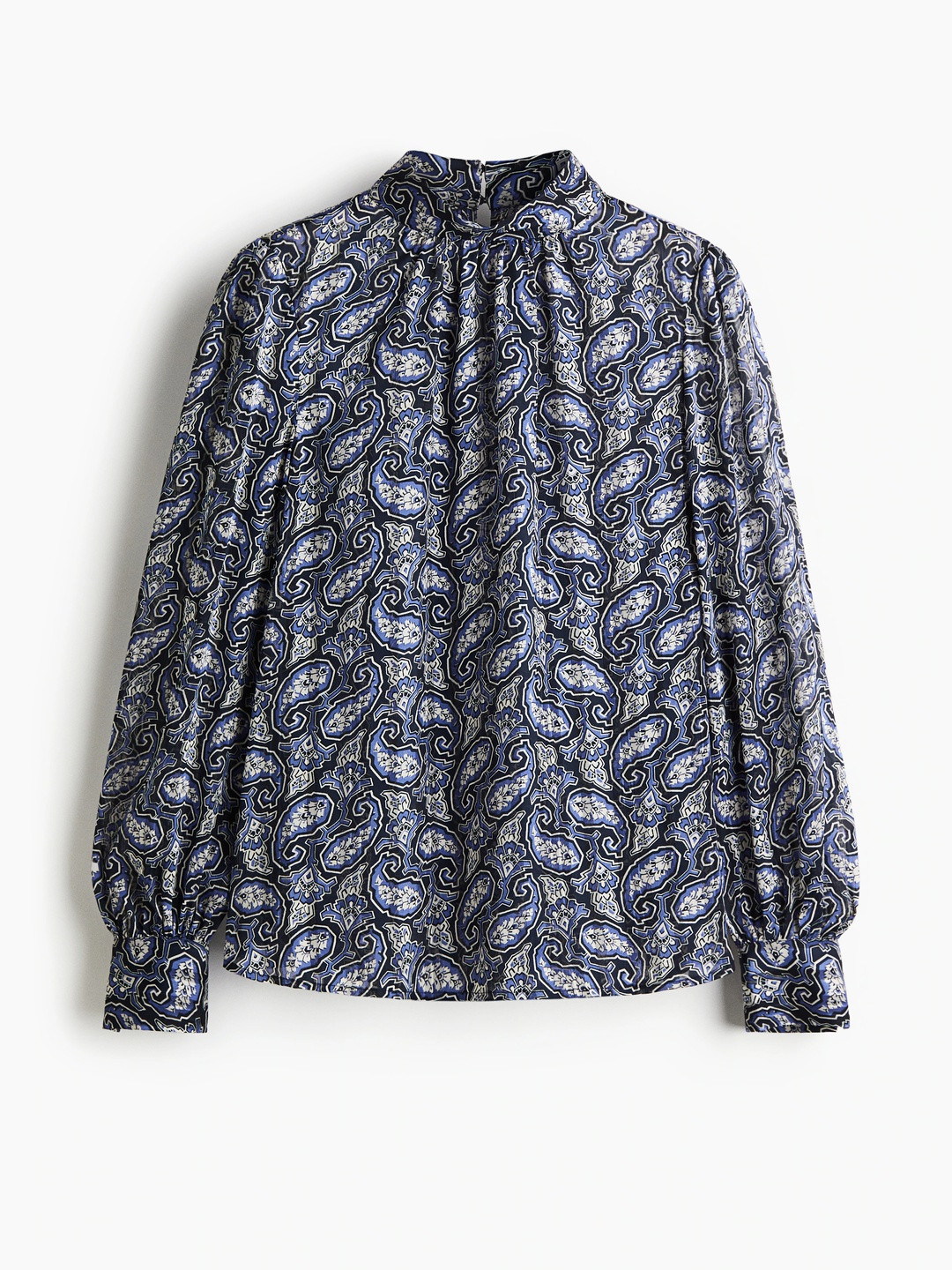 H&M Stand-Collar Blouse