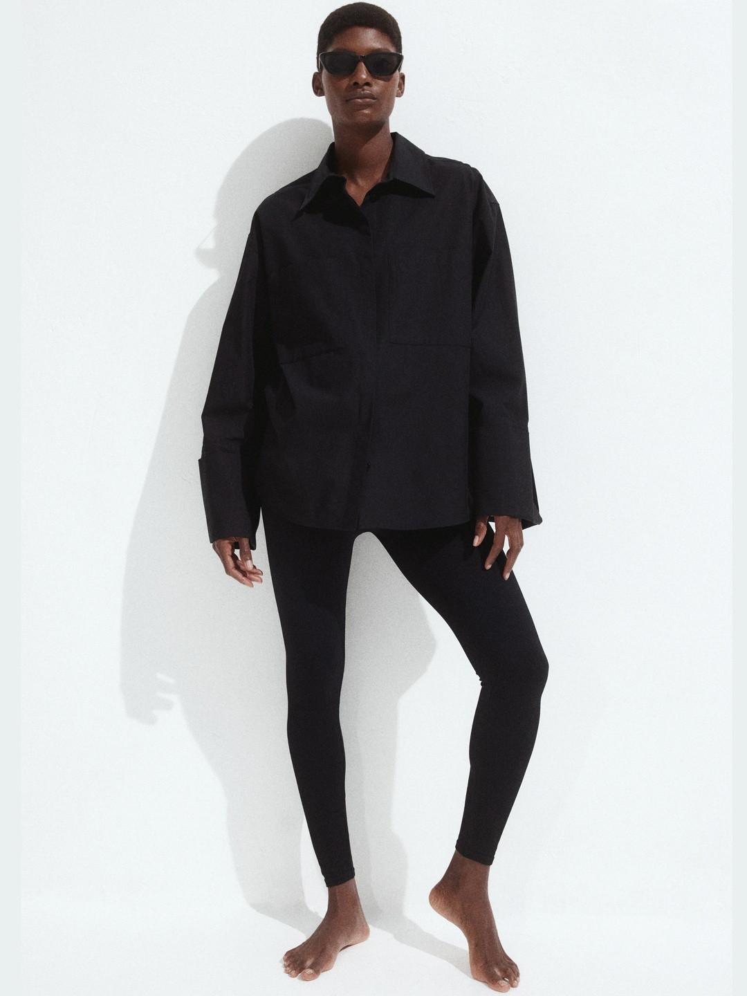 H&M MAMA Seamless Ribbed Leggings