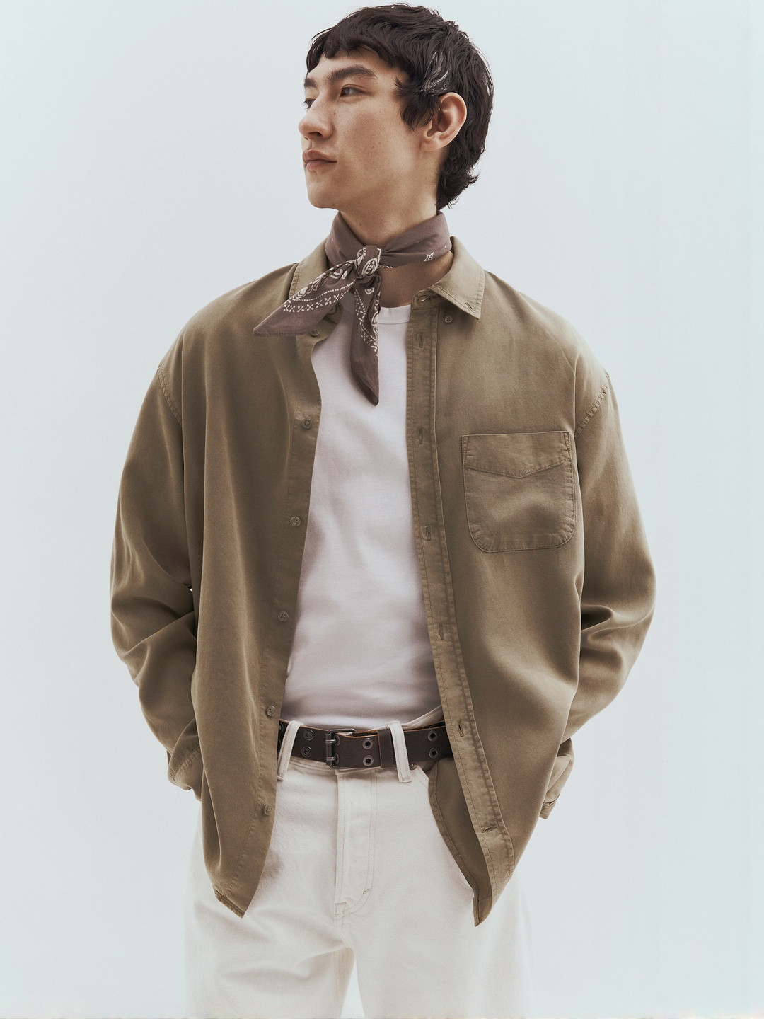 H&M Loose Fit Button-Down Shirt