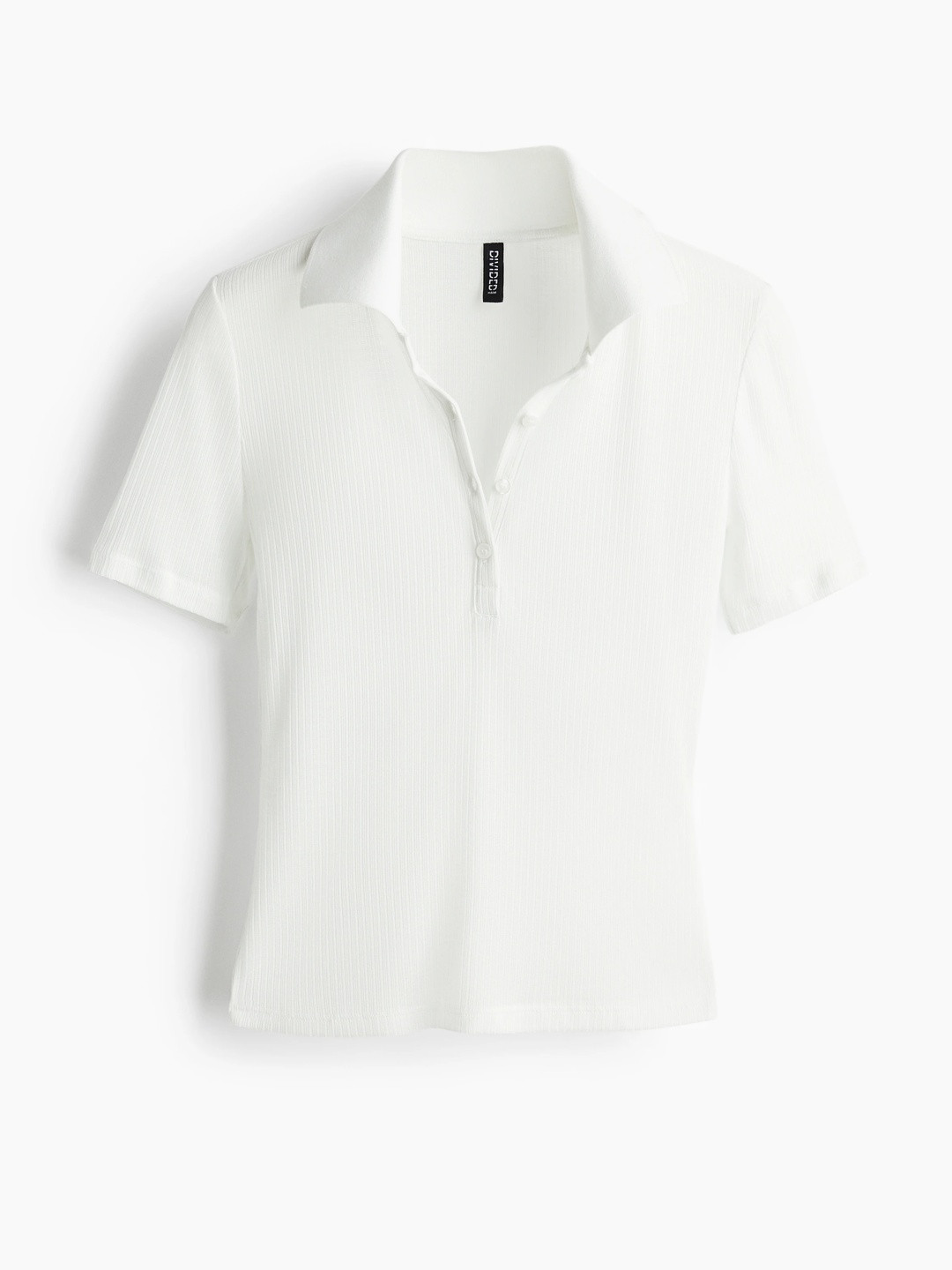 H&M Ribbed Polo Top