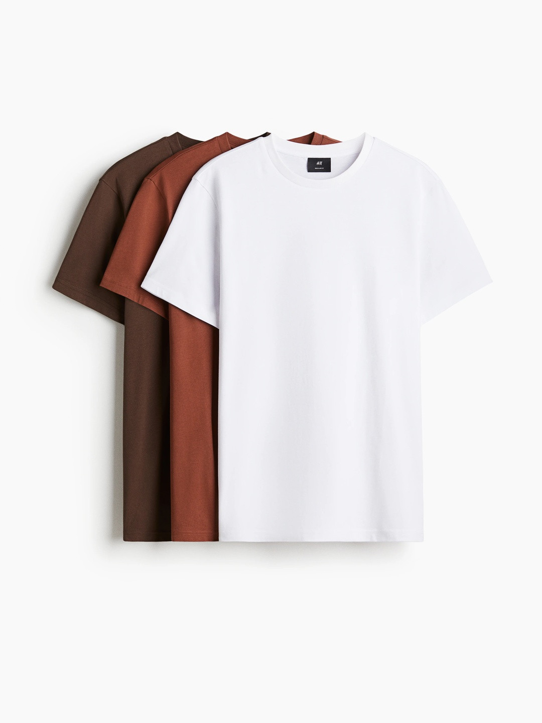 H&M 3-Pack Regular Fit T-Shirts