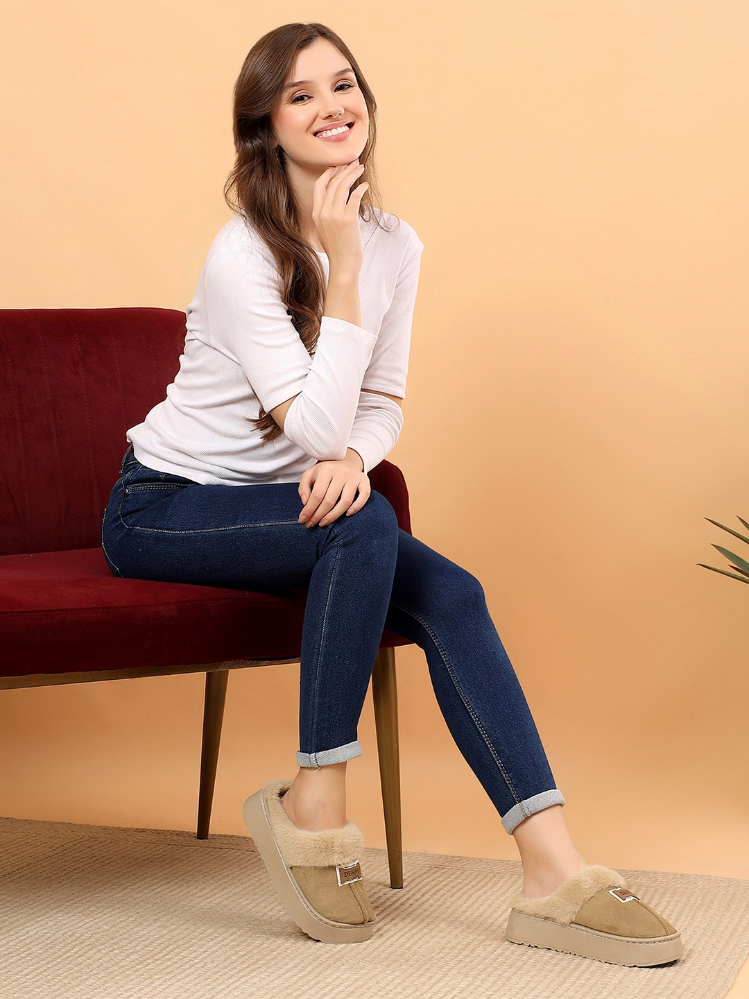 CASSIEY Women Thickened Sole Room Slippers