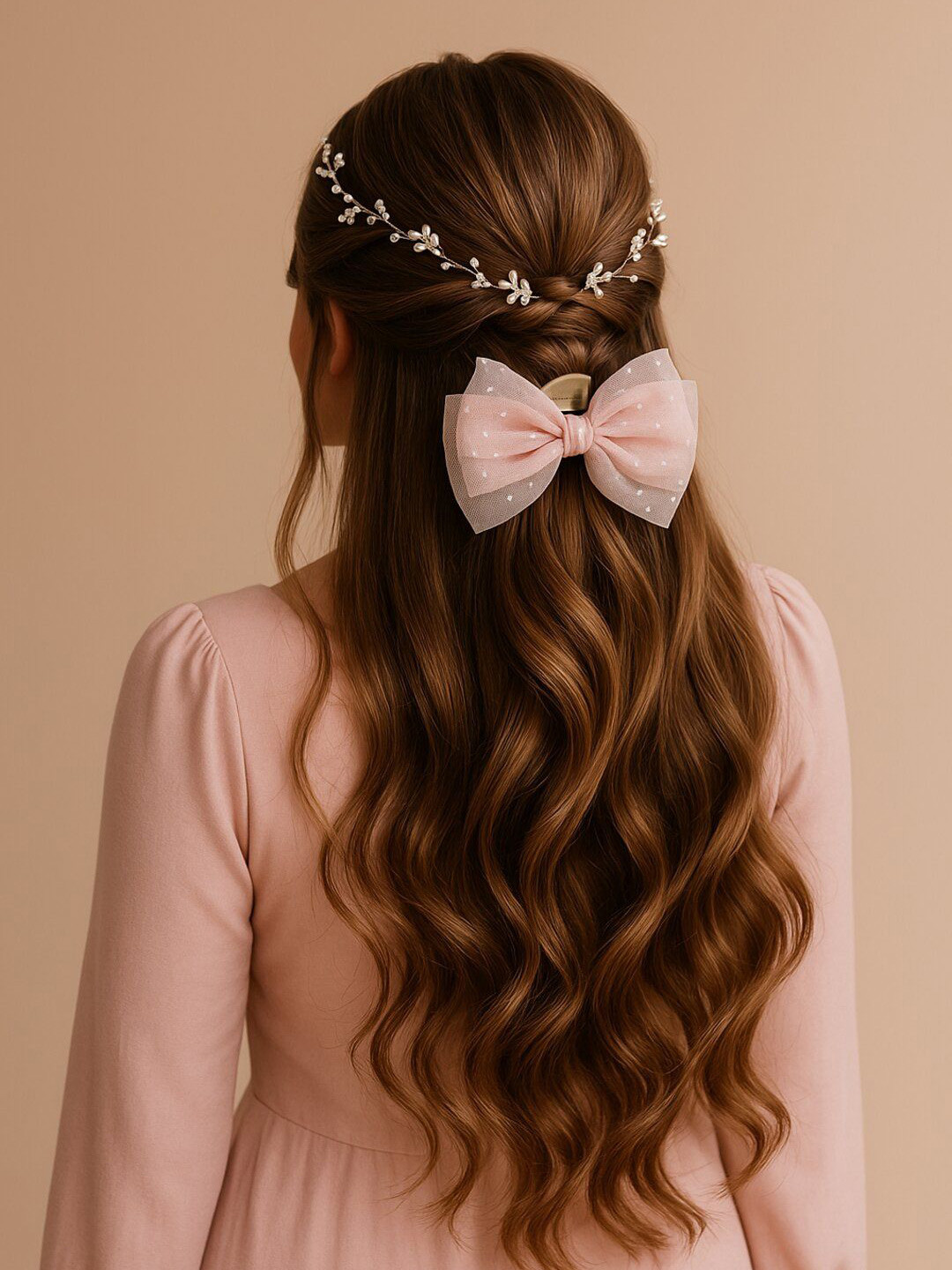 Haute Handles Women Korean Bow Hair Claw Clip