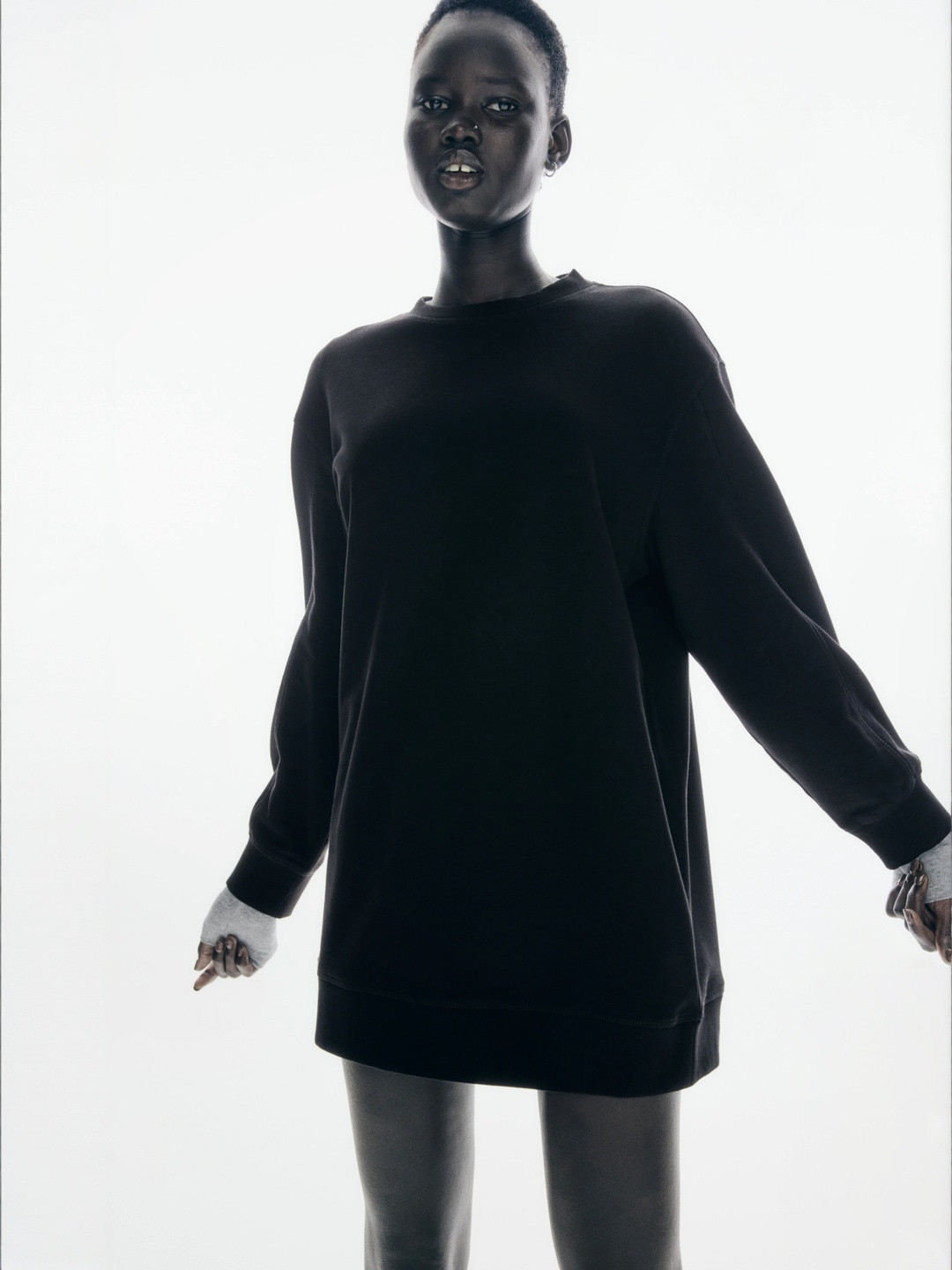 H&M Sweatshirt Mini Dress