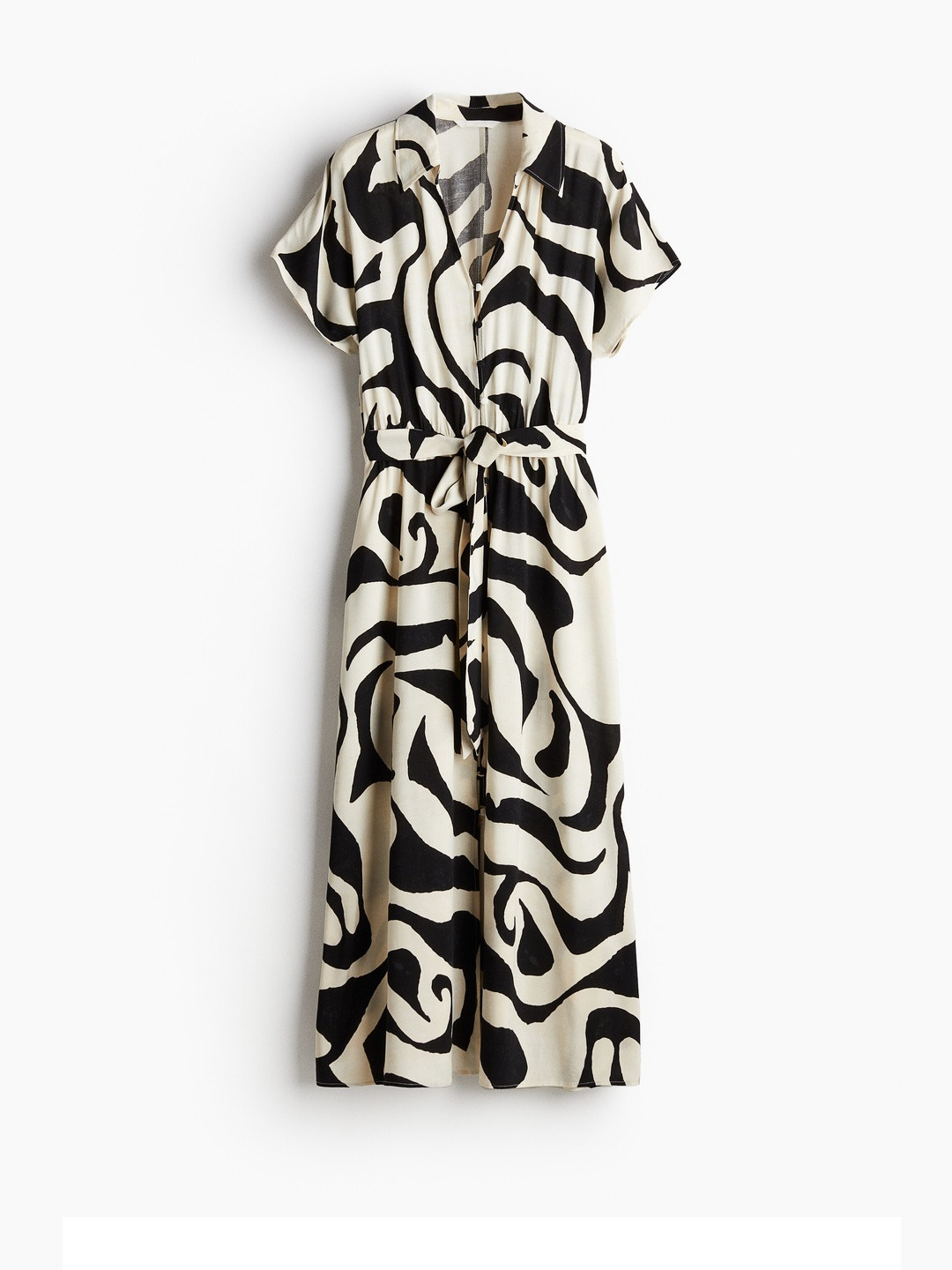 H&M Tie-Belt Shirt Dress