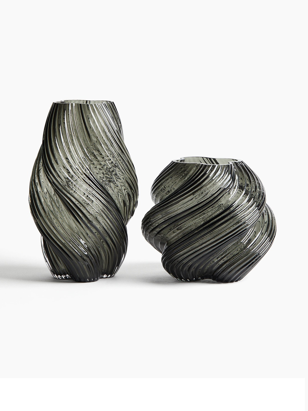 H&M Grey Stoneware Vase