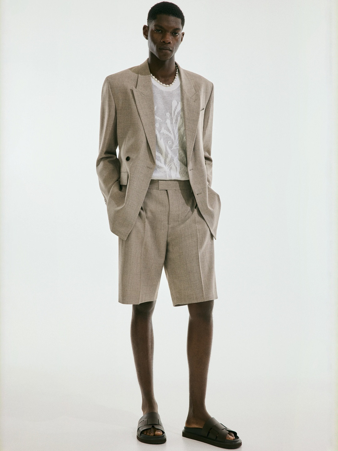 H&M Relaxed Fit Double-Breasted Blazer