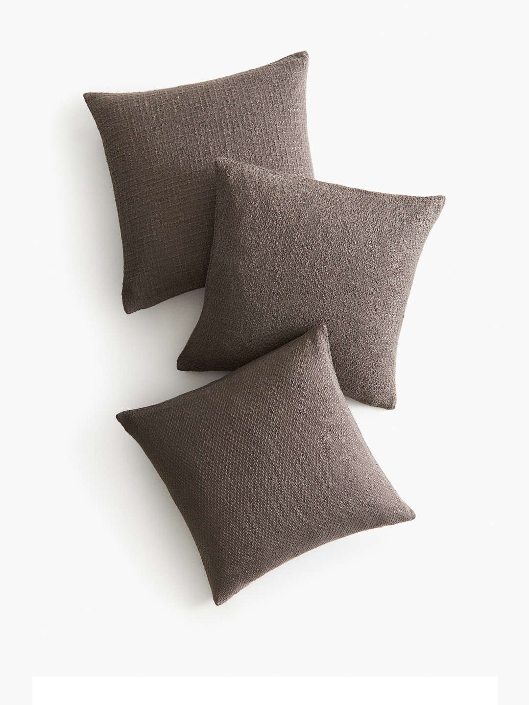 H&M 3-Pack Structure-Weave Cushion Covers