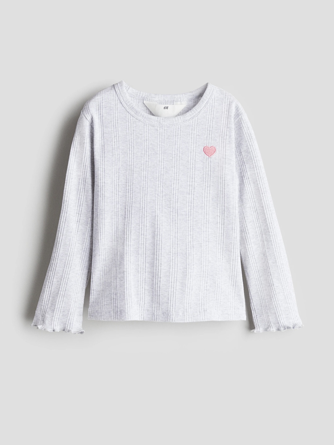 H&M Embroidery-Detail Jersey Top