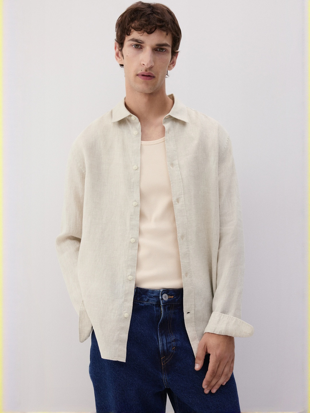 H&M Regular Fit Linen Shirt