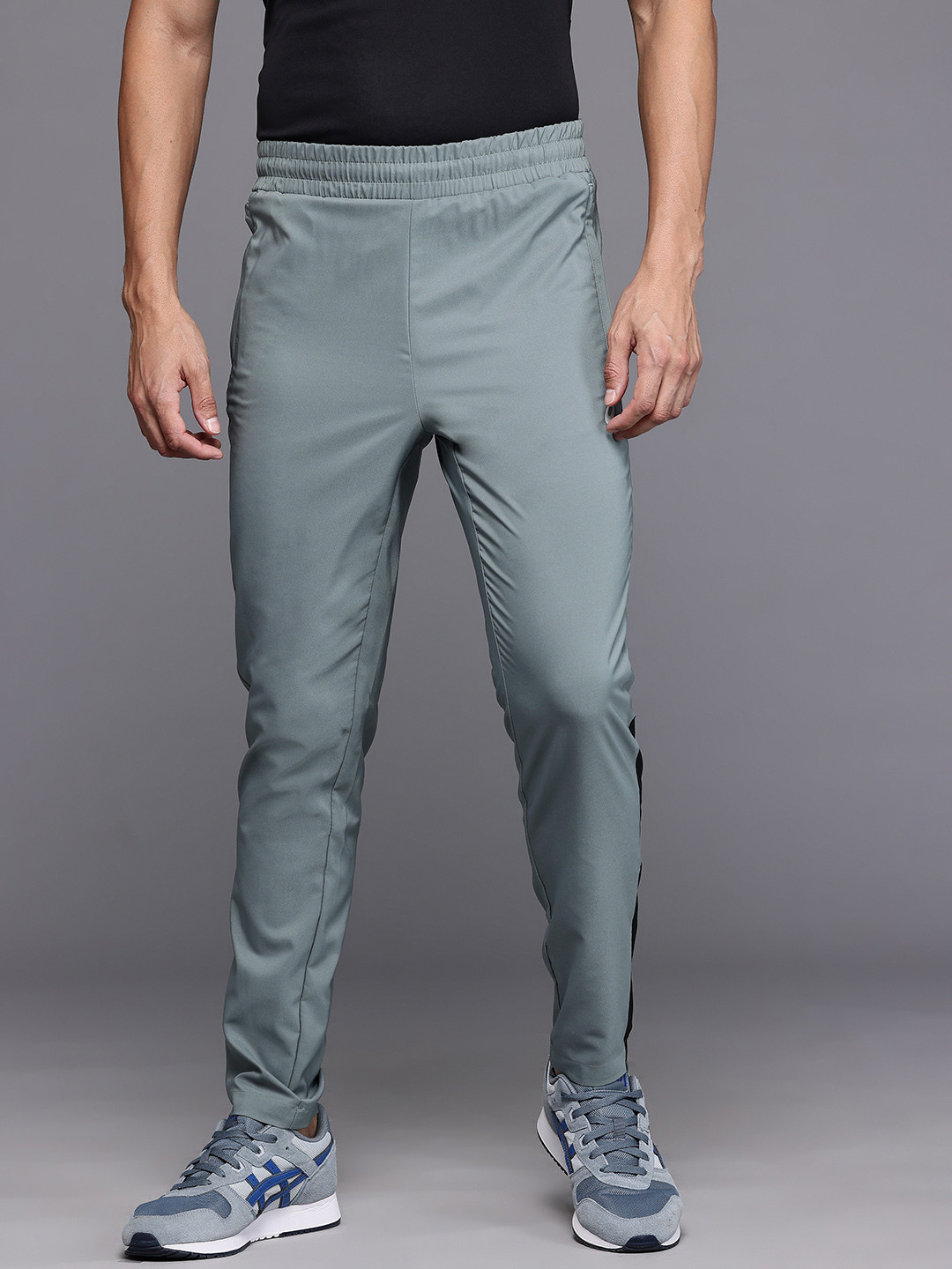 ASICS Men Brand Logo Detail Side Panelled Running Track Pants
