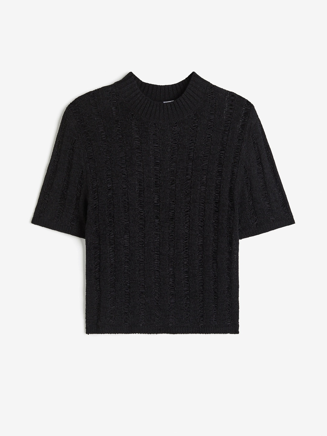 H&M Ladder Stitch-Look Knitted Top