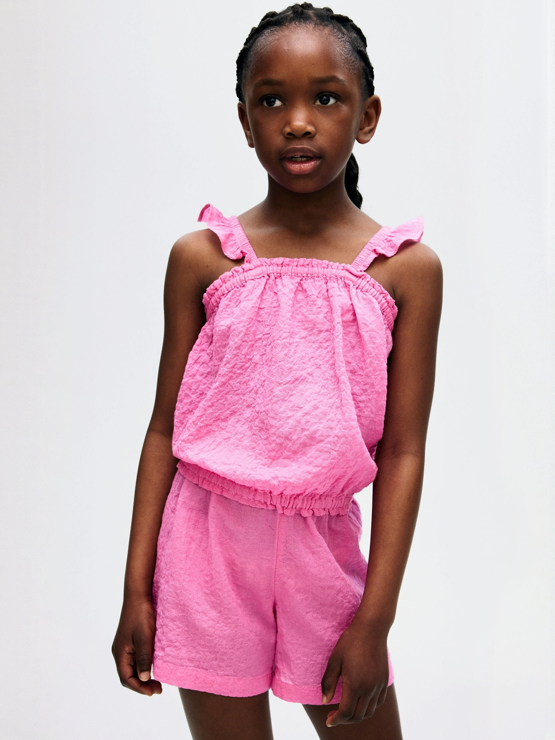 H&M 2-Piece Crinkled Cotton Set