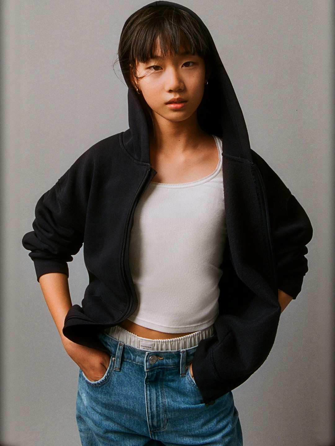 H&M Girls Zip-Through Hoodie