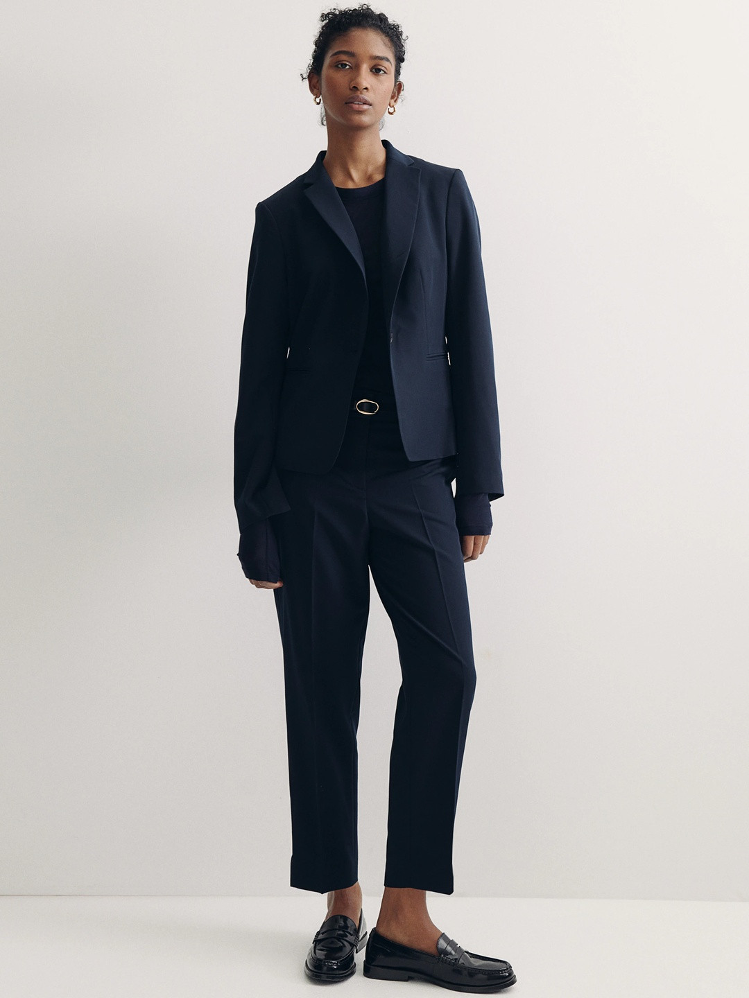 H&M Ankle-Length Cigarette Trousers