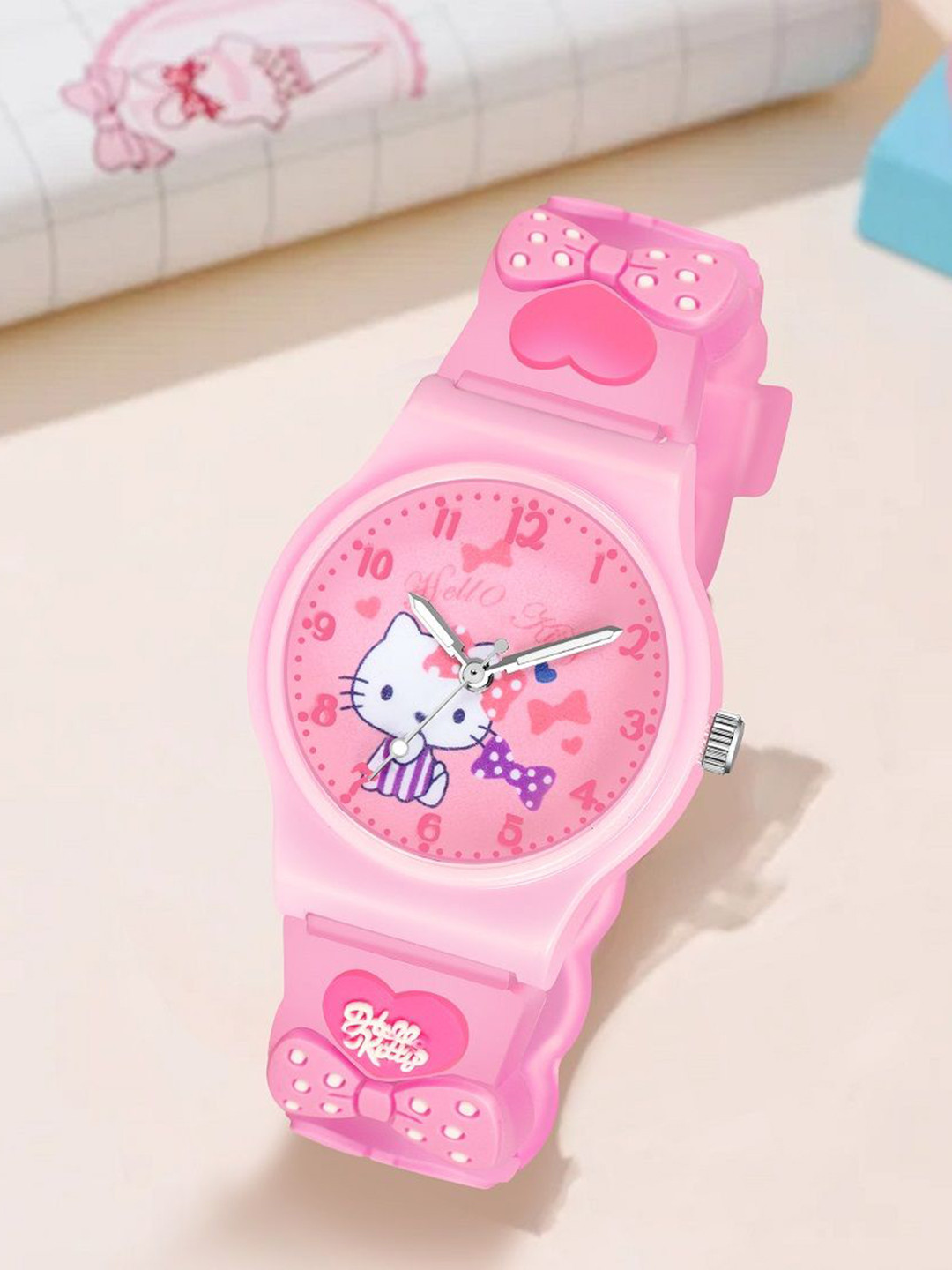 mivaan Kids Printed Dial & Straps Analogue Watch M-kids 1Kitty