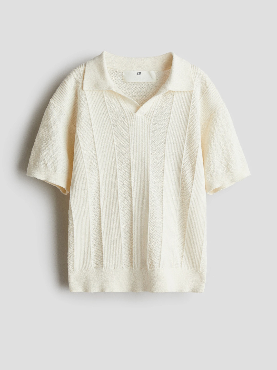 H&M Knitted Polo Shirt