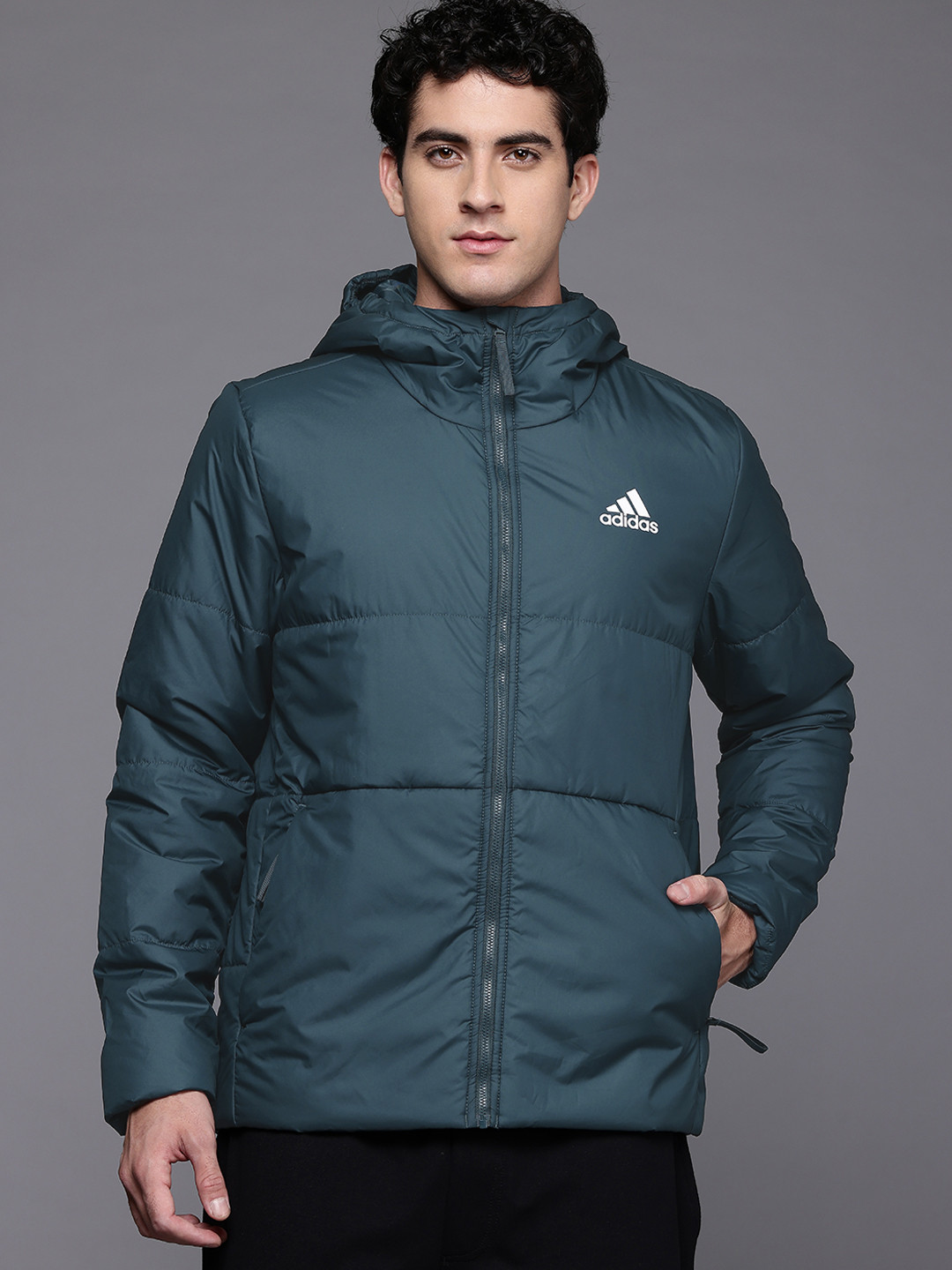 ADIDAS Hooded Sporty Padded Jacket