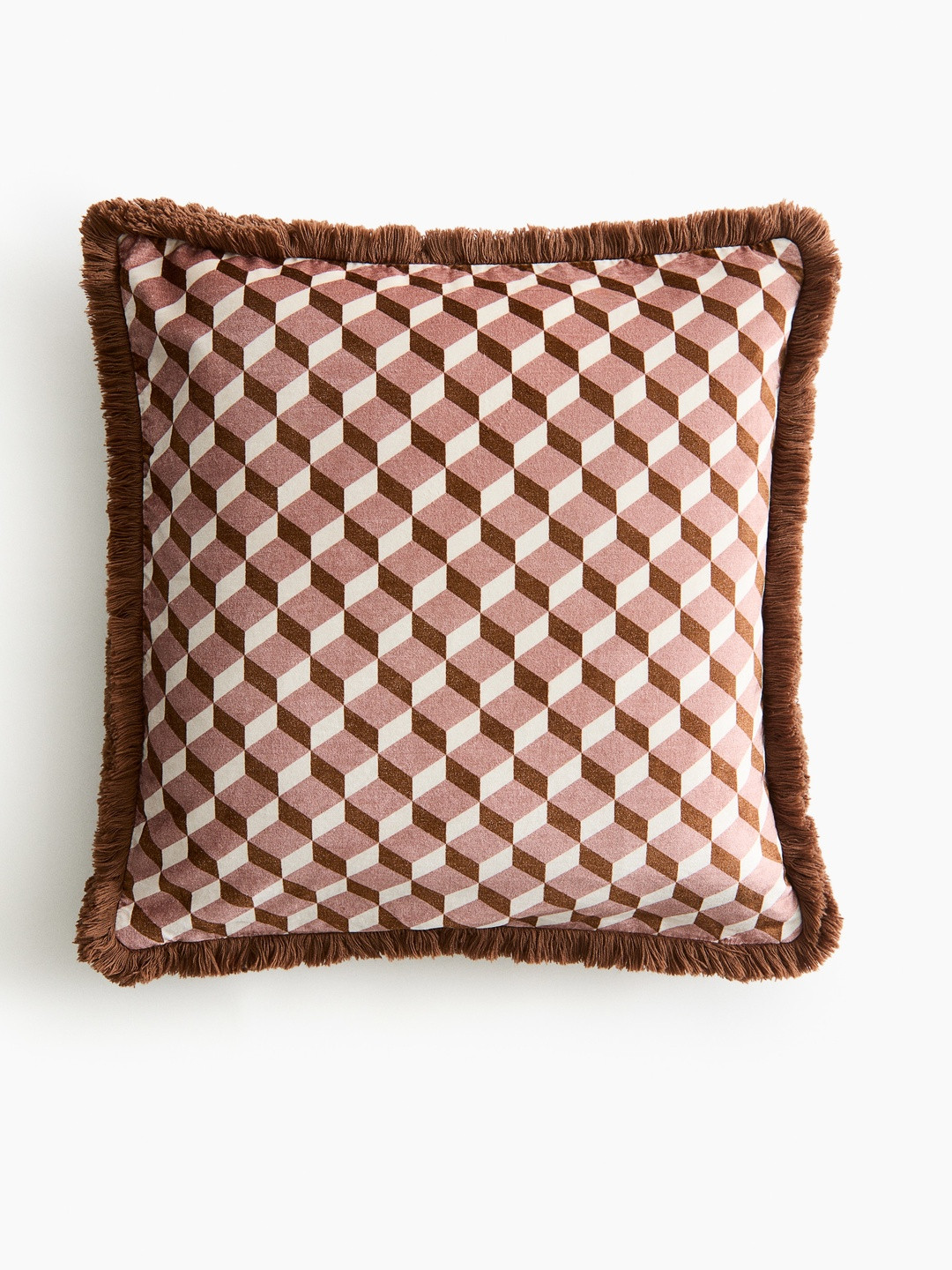 H&M Patterned Velvet Cushion Cover