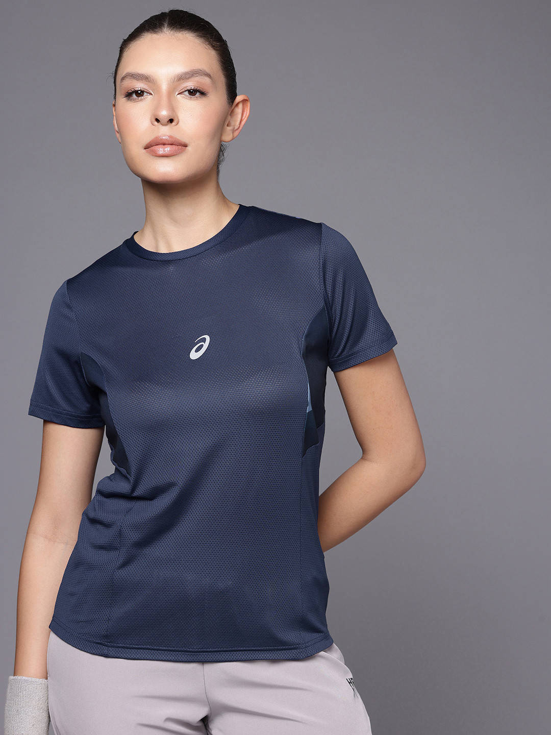 ASICS Abstract Printed Panels Running T-shirt