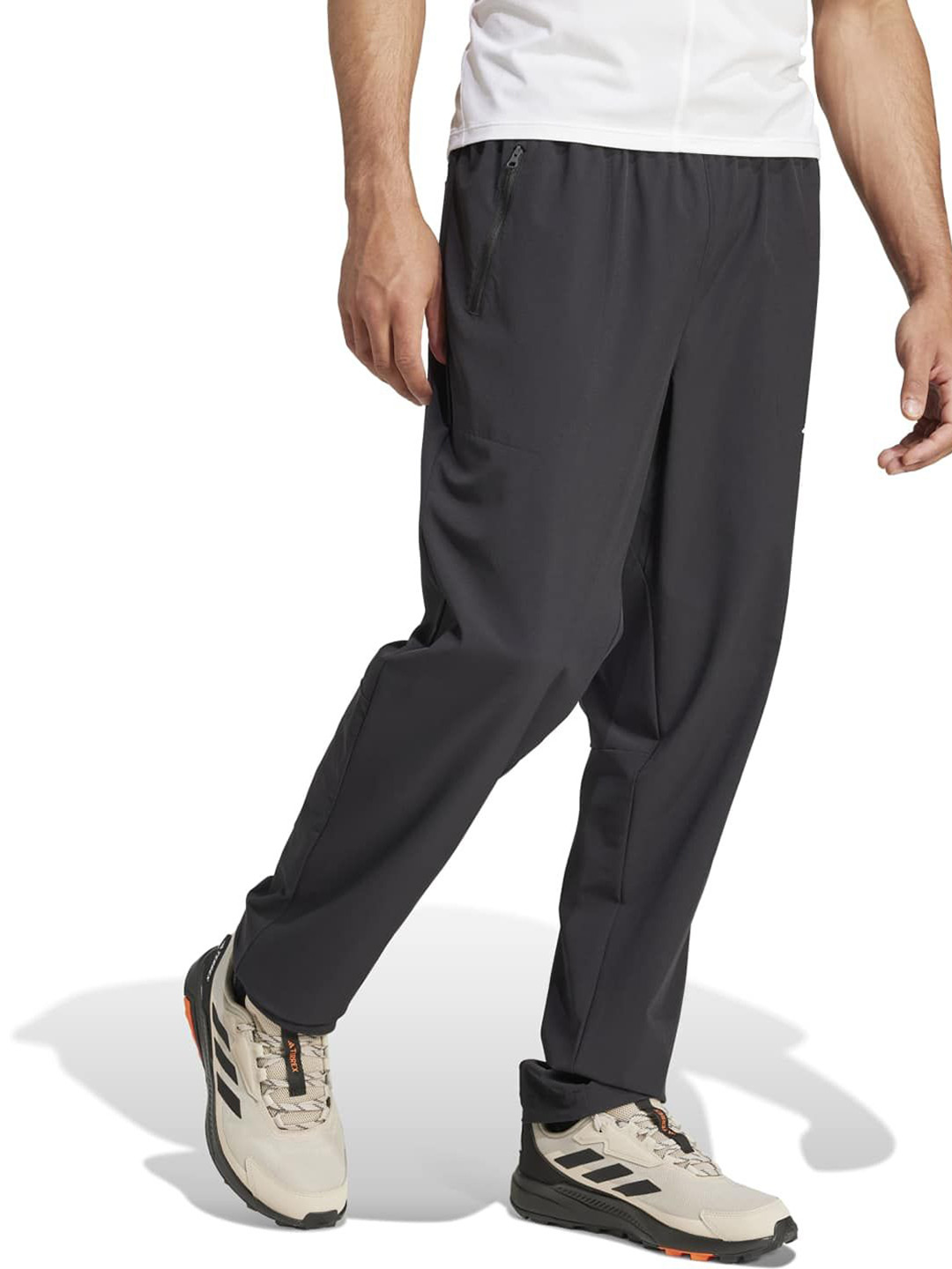 ADIDAS Terrex Regular Fit Essentials Stretch Mid-Rise Slip-on Track Pant