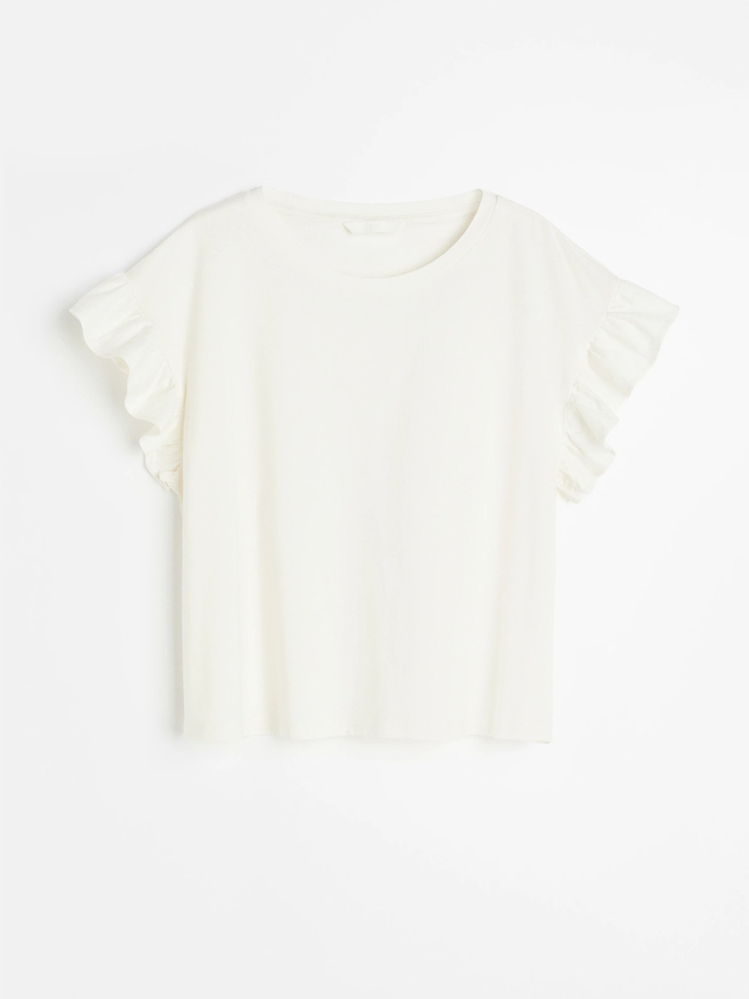 H&M Frill-Trim Cotton Top