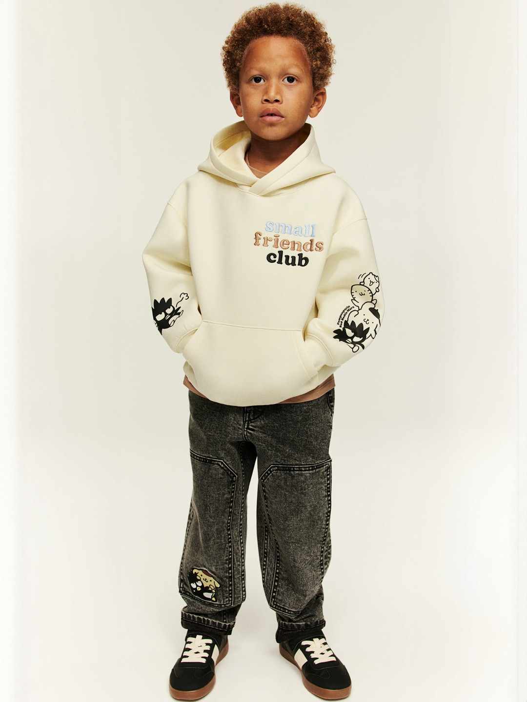 H&M Motif-Detail Scuba Hoodie