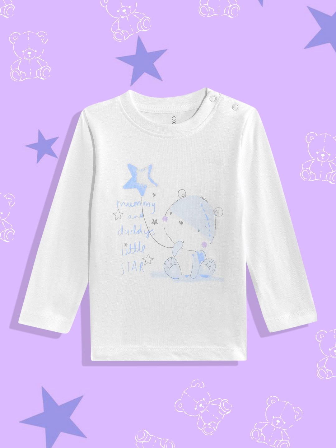 mothercare Infant Boys Printed Pure Cotton T-shirt
