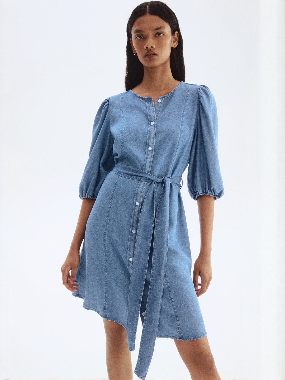 H&M Denim Shirt Dress