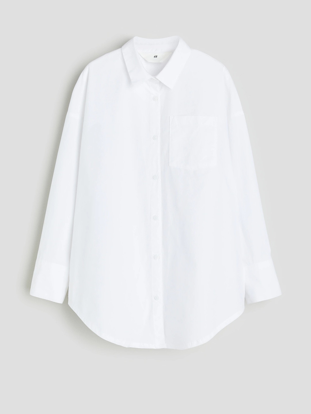 H&M Girls Pure Cotton Poplin Shirt