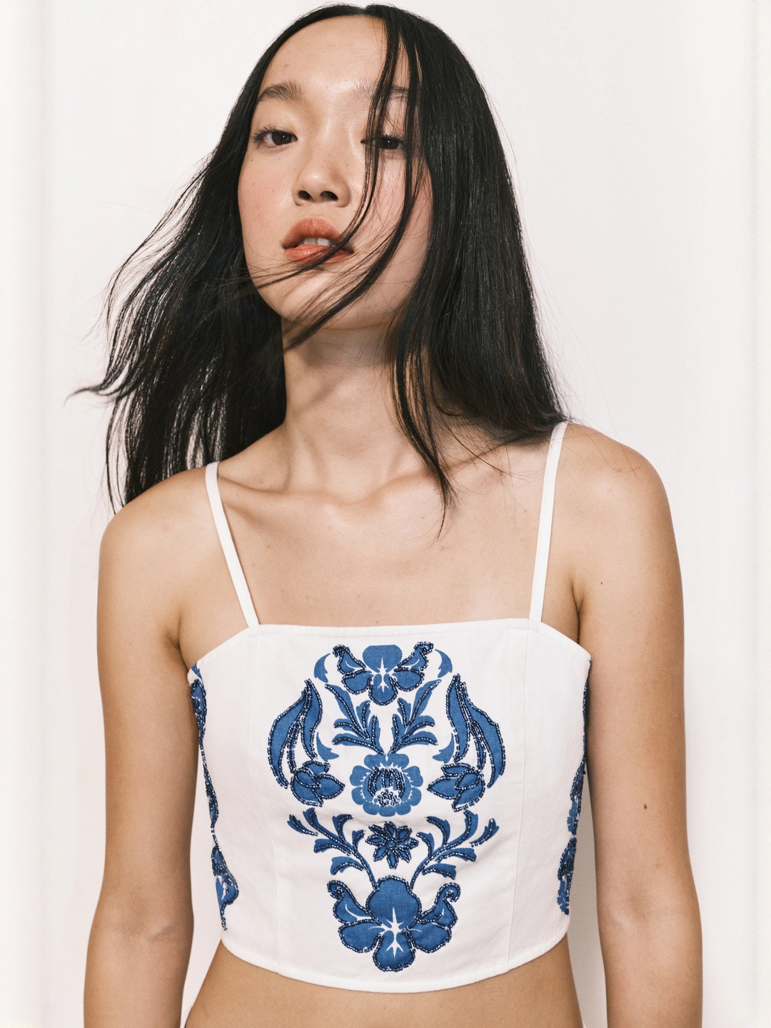 H&M Bead-Detail Strappy Top