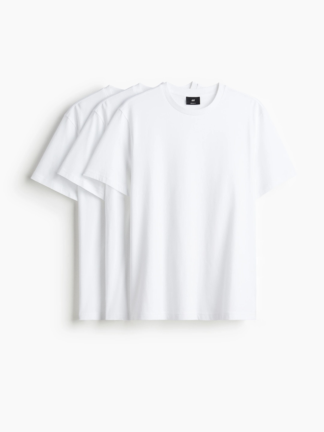 HM Men 3-Pack Cotton Pure Cotton T-shirts