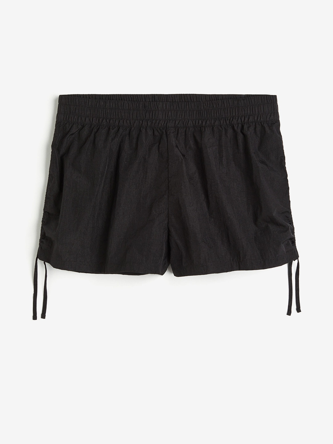 H&M Women Drawstring-Detail Nylon Pull-On Shorts