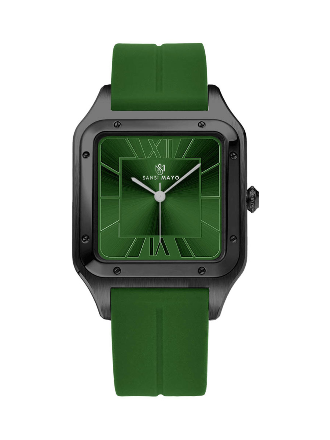 SANSIMAYO Carls Series Men Dial & Bracelet Style Straps Analogue Watch SM-M-192-GE-B-GE