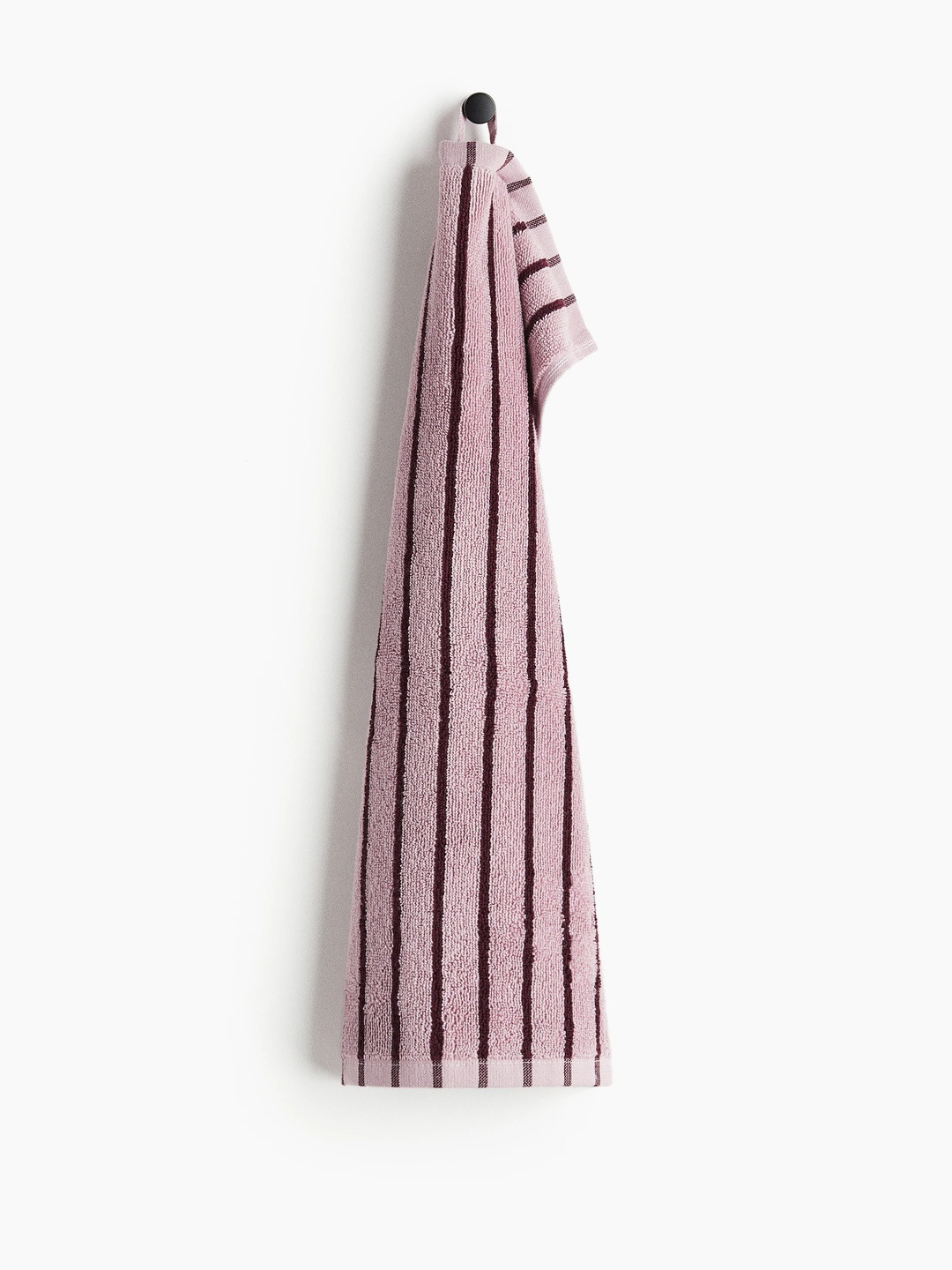 H&M Pink Striped Guest Towel