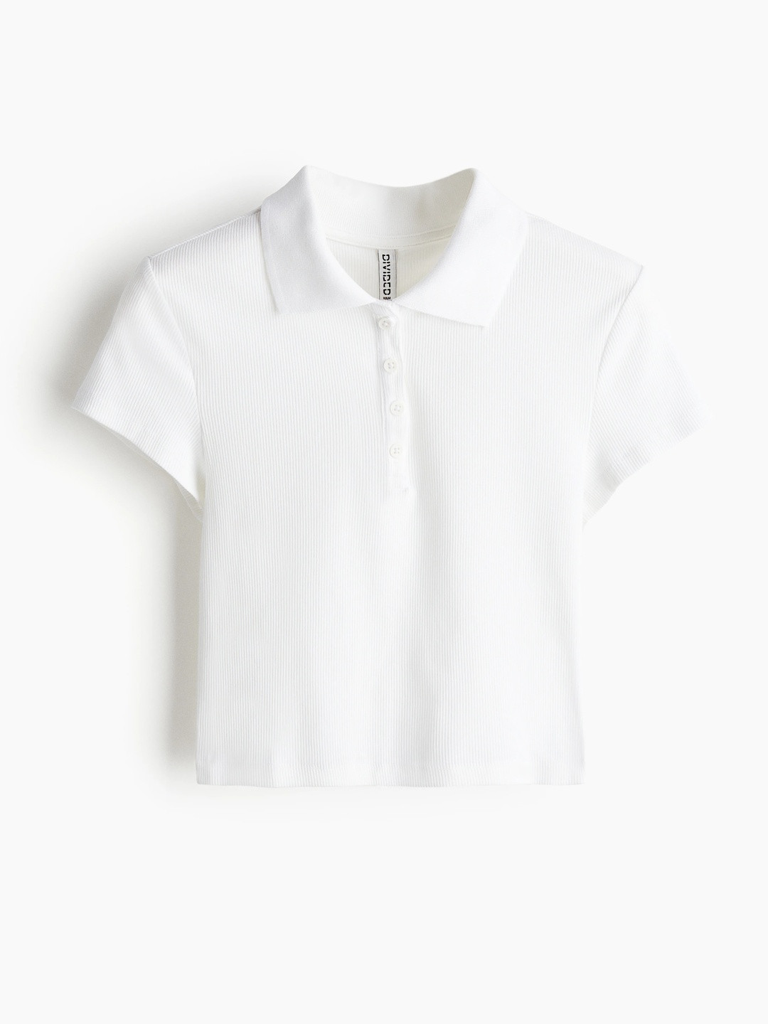 H&M Ribbed Polo Shirt
