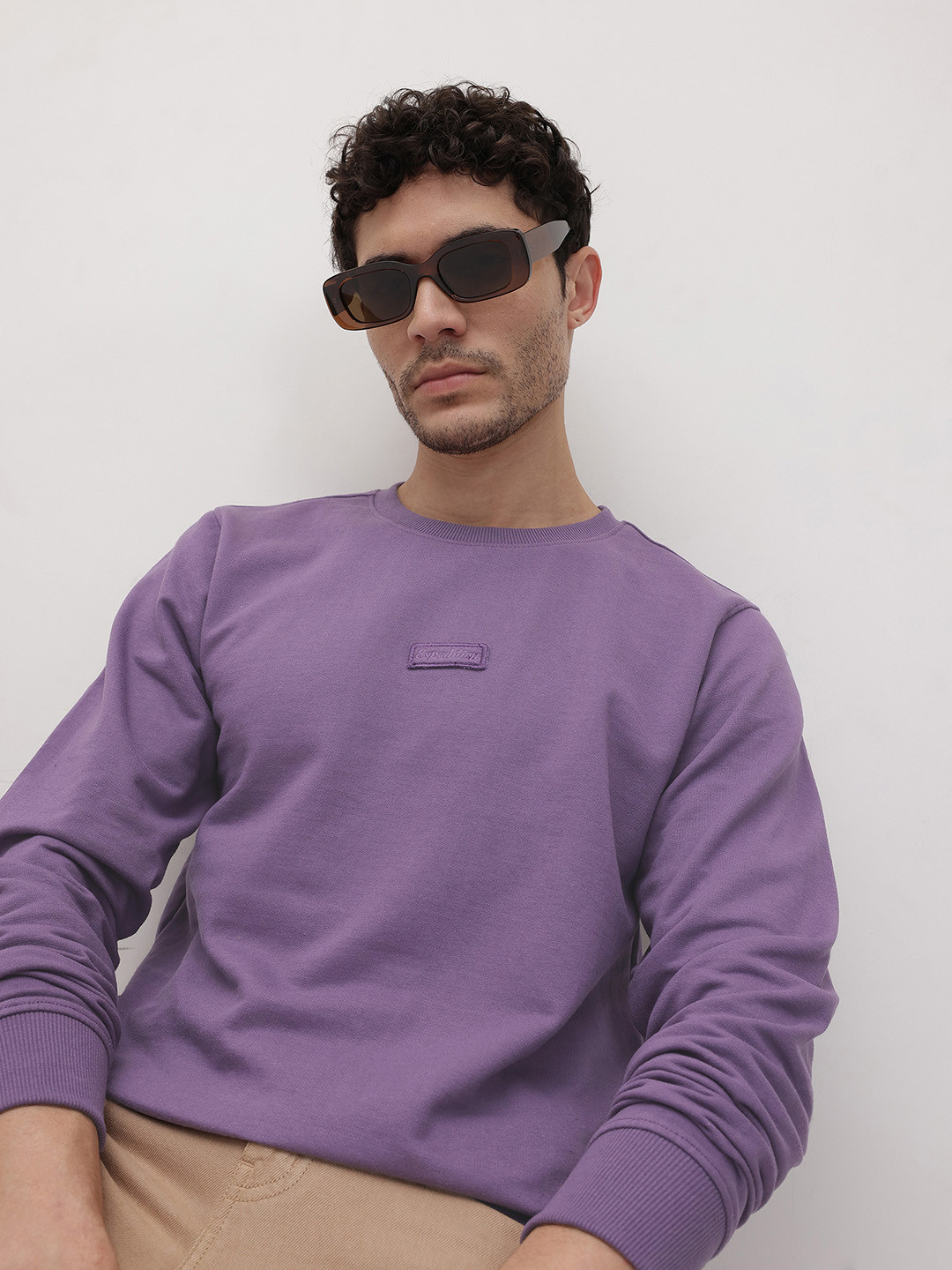 The Roadster Life Co. Round Neck Regular Fit Sweatshirt
