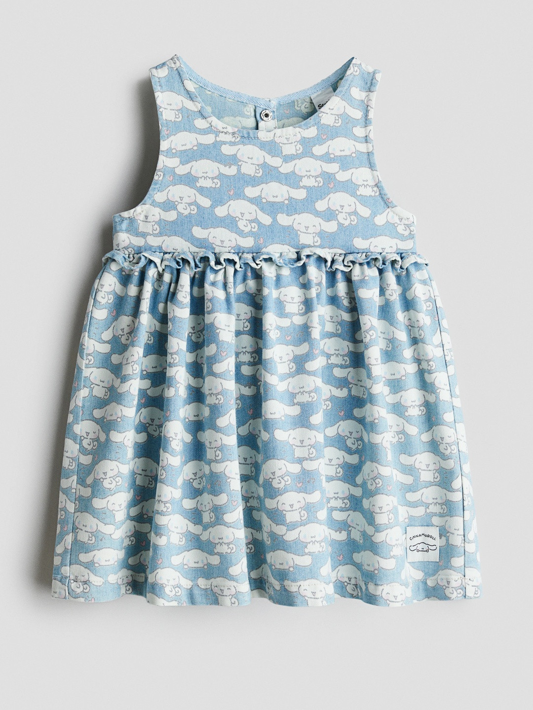 H&M Printed Denim Dress